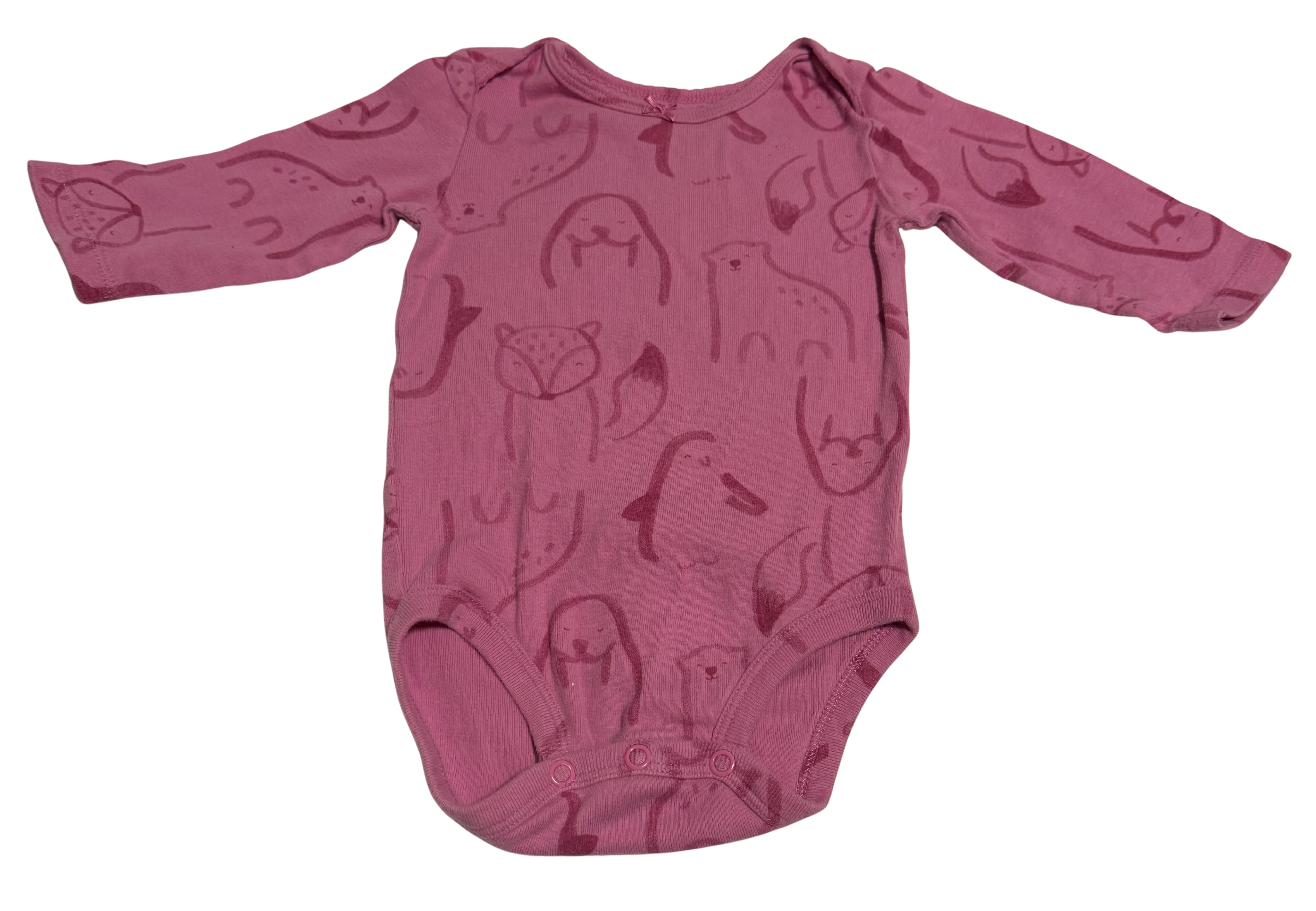 Girls 6 Month Long Sleeve Onesie