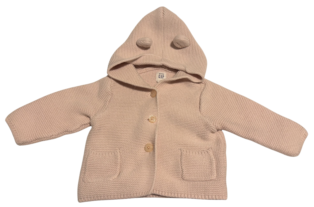 Girls 6-12 Month Button Up Sweater