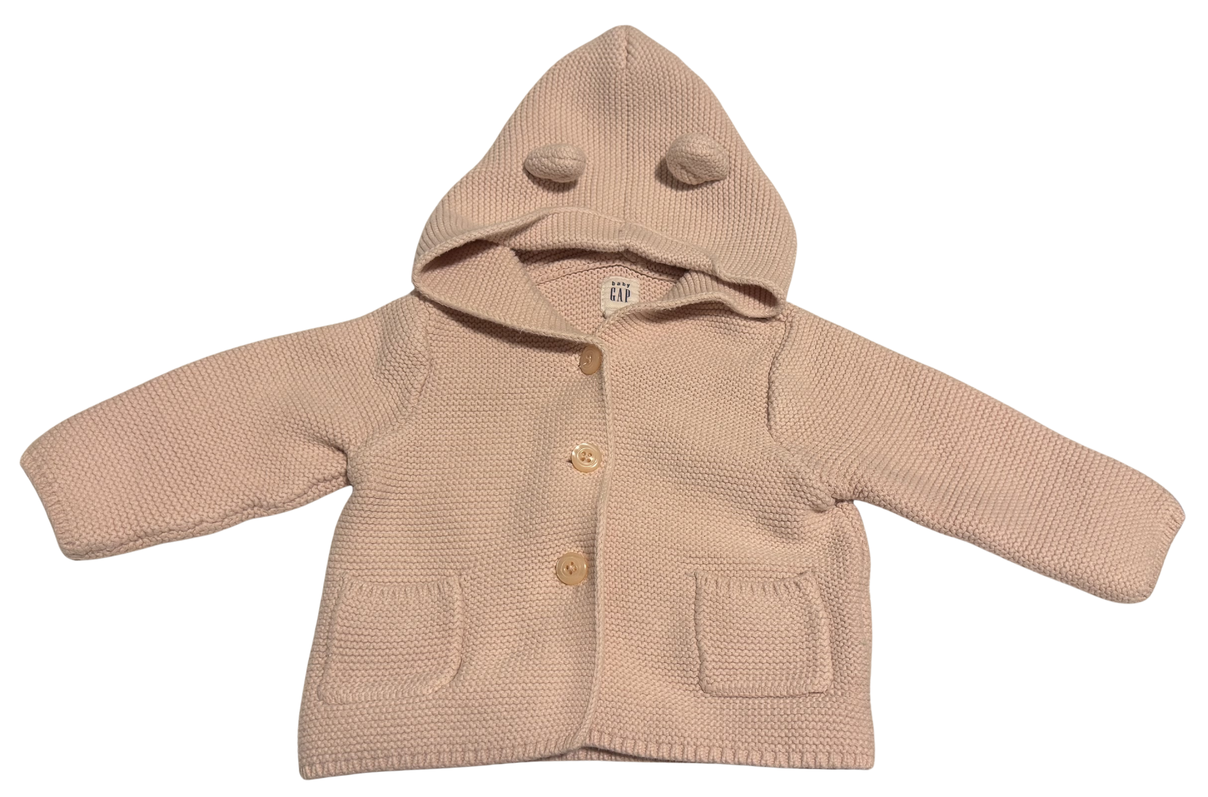 Girls 6-12 Month Button Up Sweater