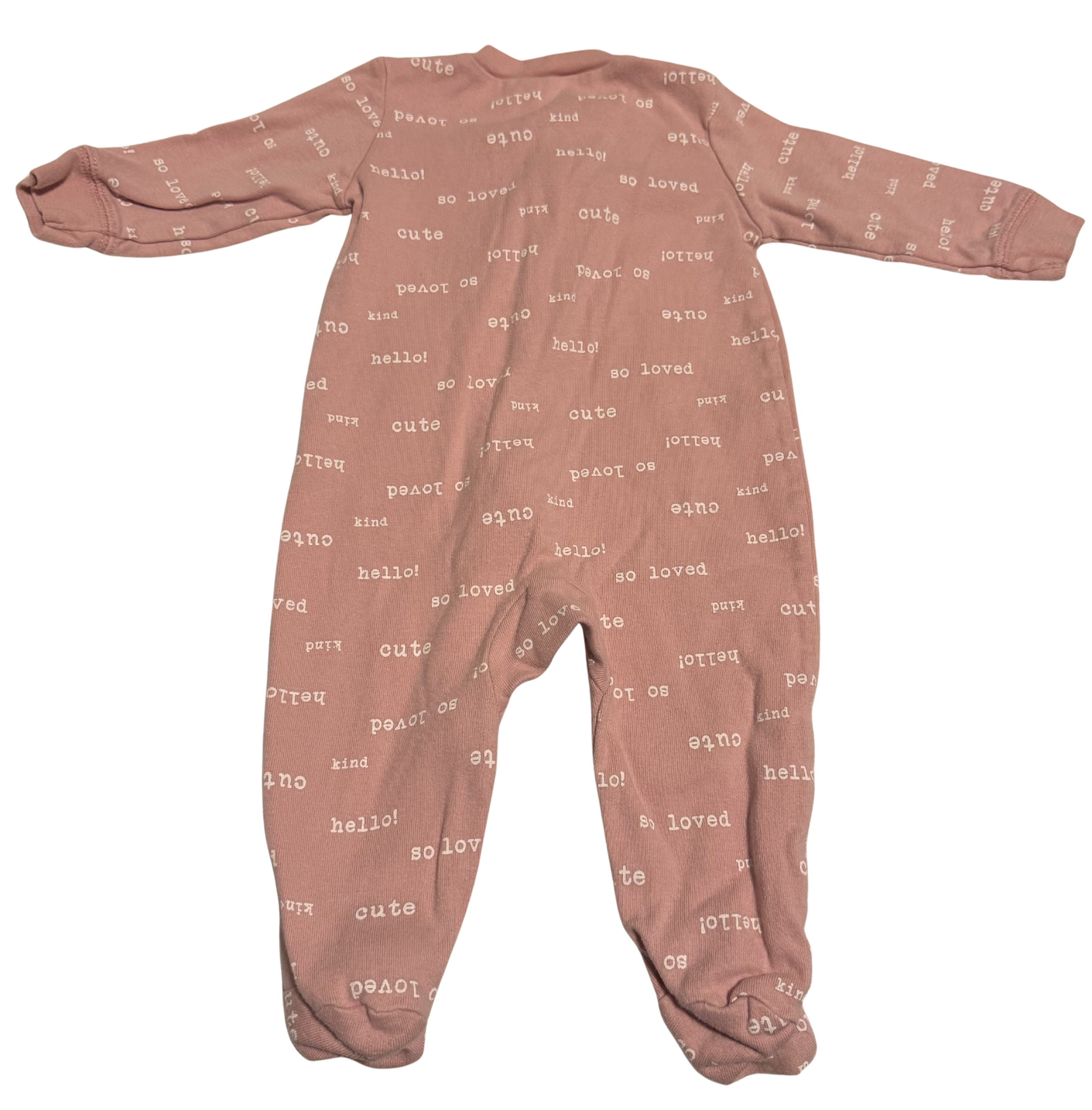 Girls 6 Month Footed Pajamas - Zippered