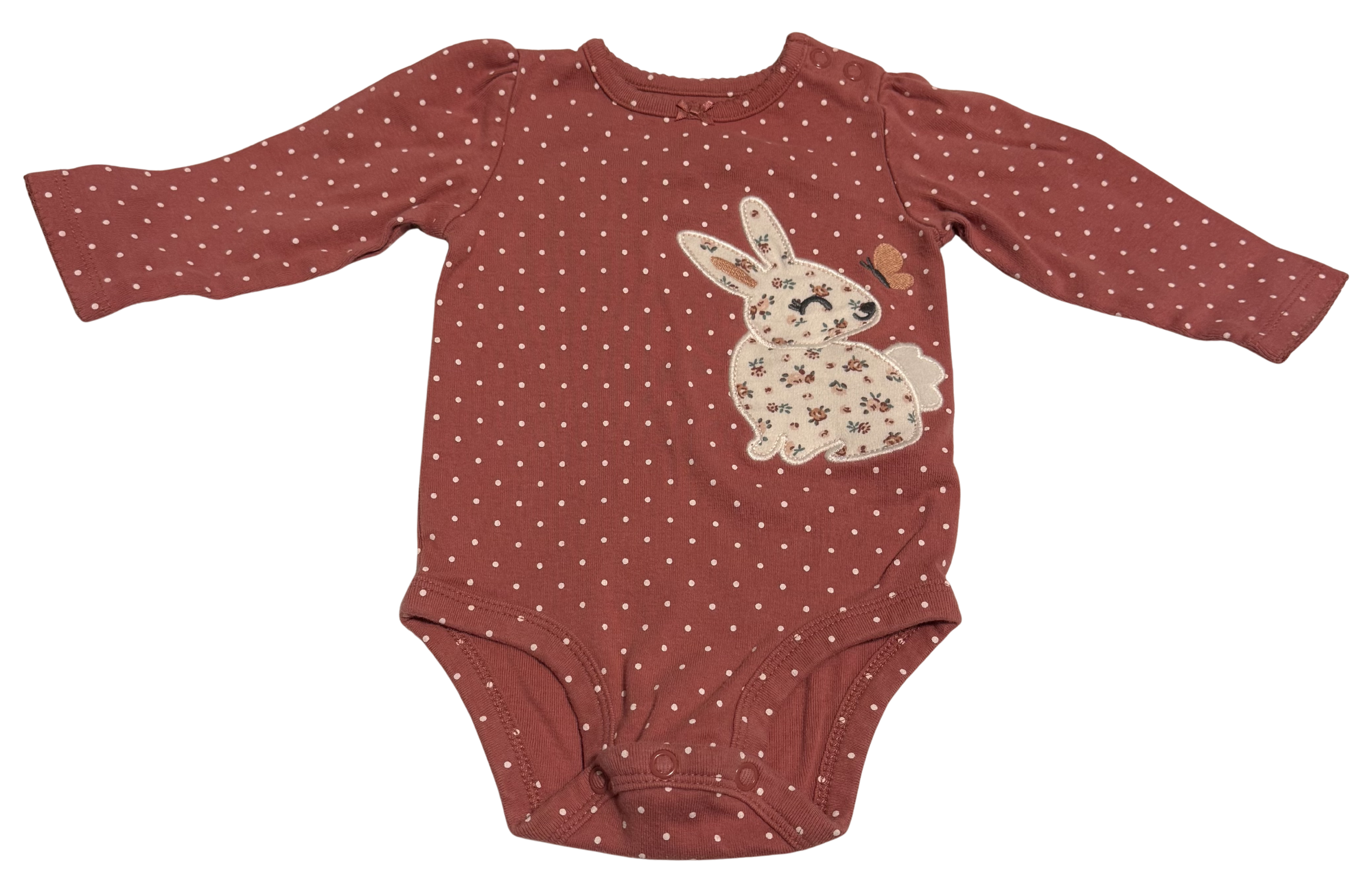 Girls 6 Month Long Sleeve Onesie