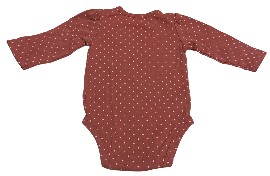 Girls 6 Month Long Sleeve Onesie