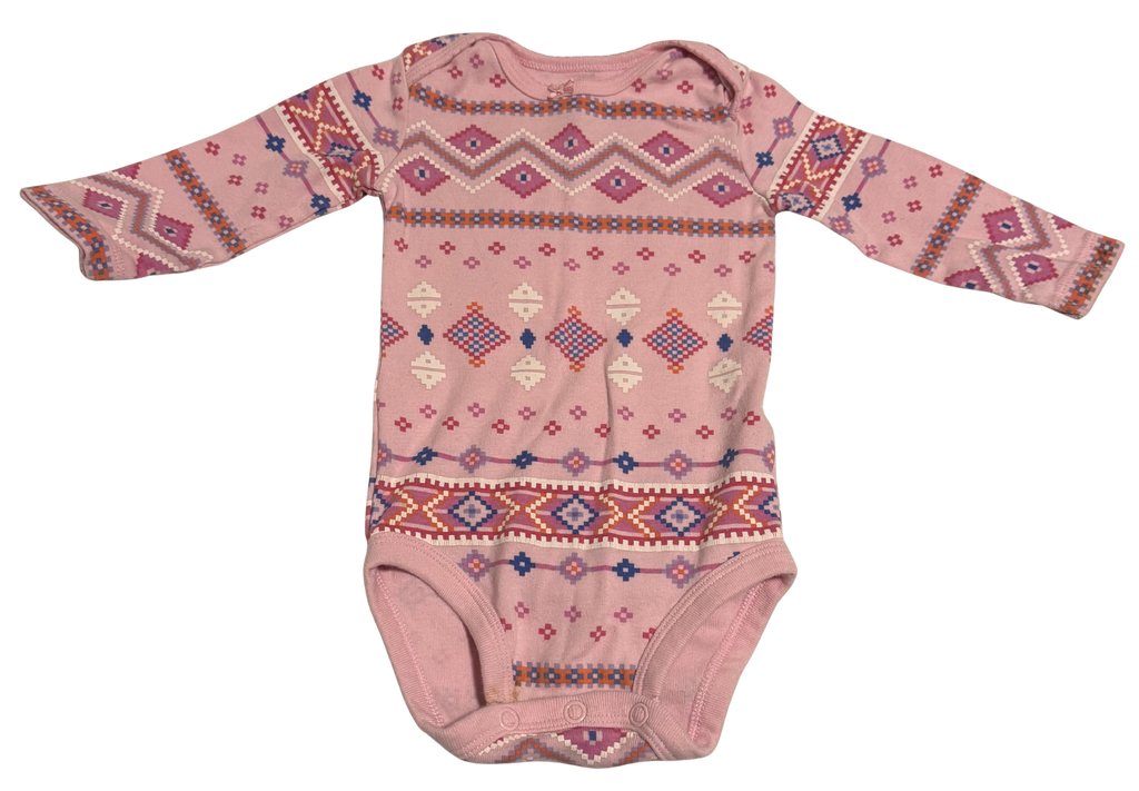 Girls 6 Month Long Sleeve Onesie