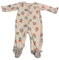 Girls 6 Month Long Sleeve Footed Pajamas