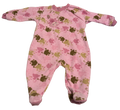 Girls 6 Month Long Sleeve Footed Pajamas