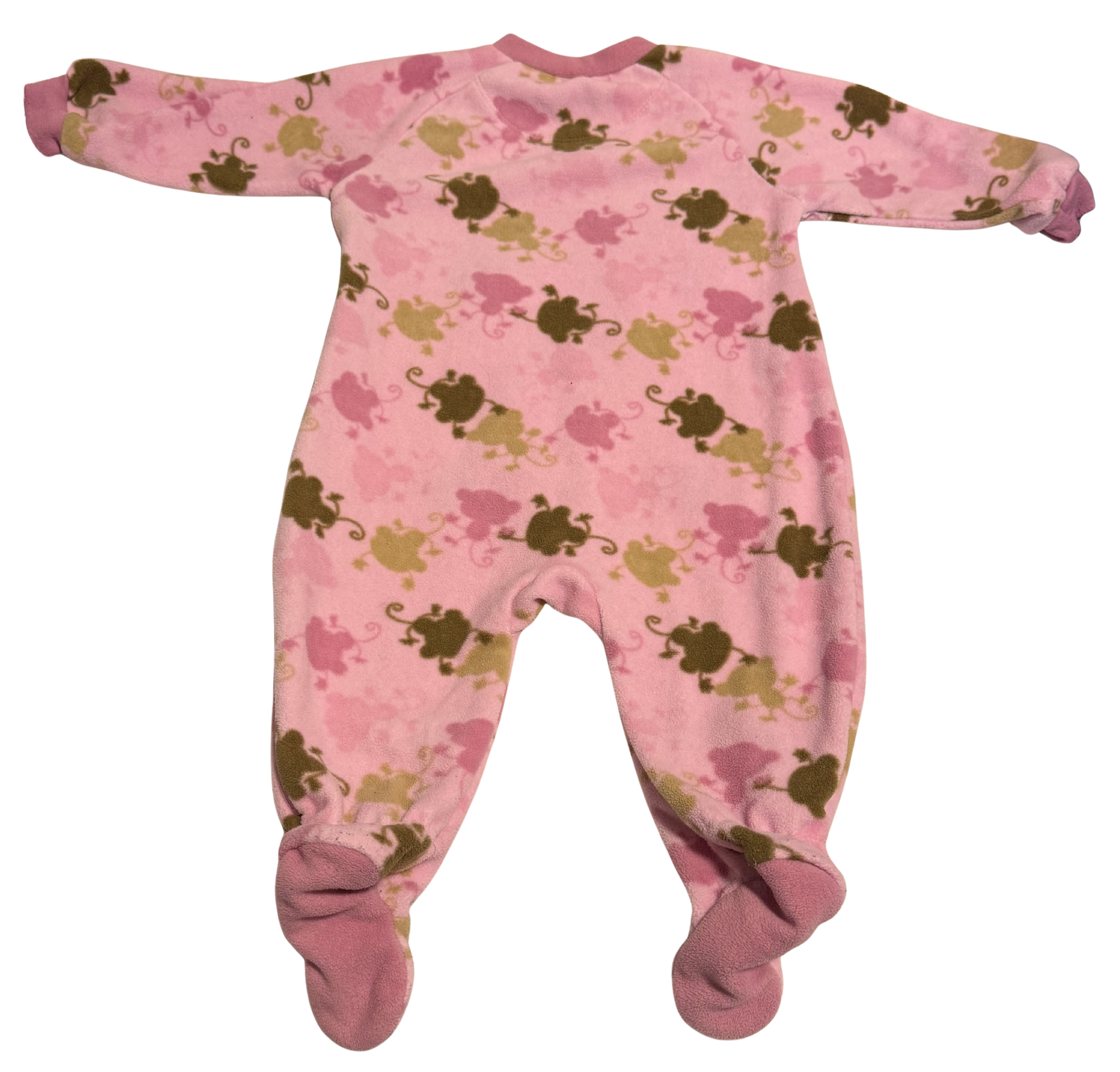 Girls 6 Month Long Sleeve Footed Pajamas