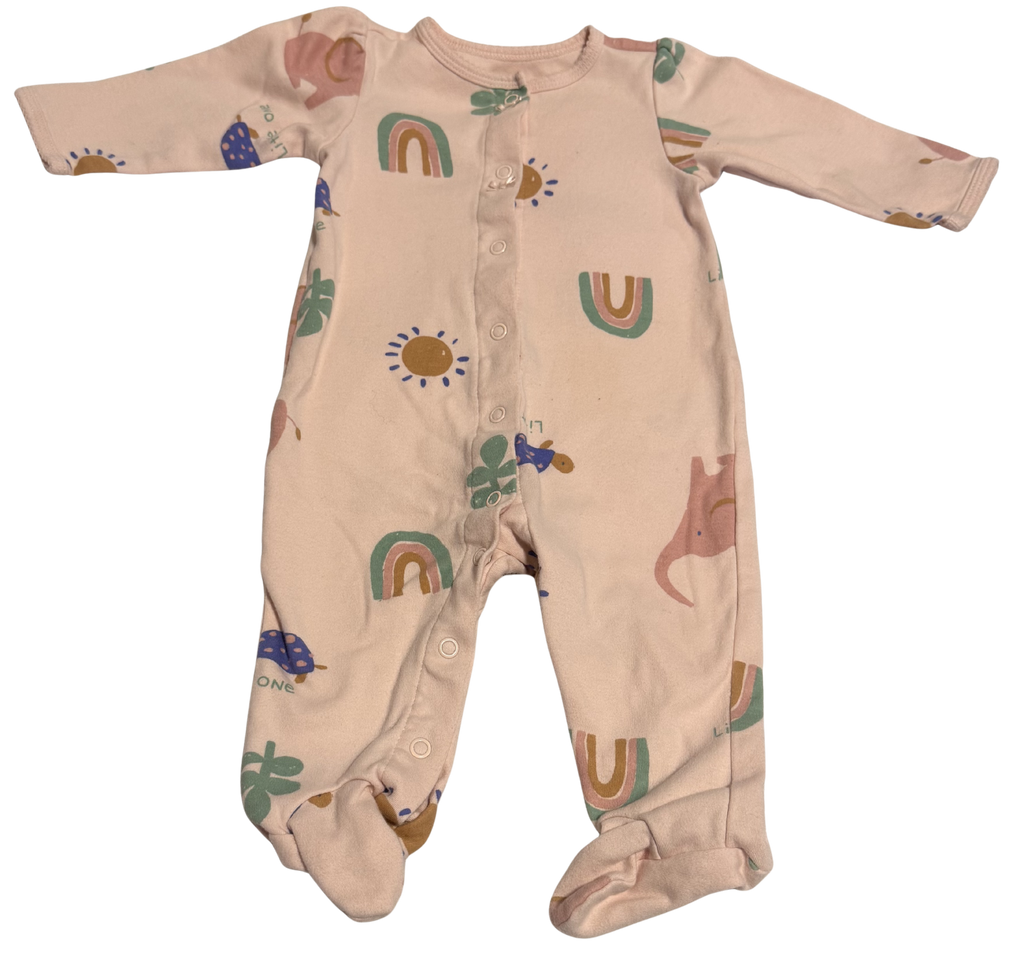 Girls 6 Month Footed Pajamas