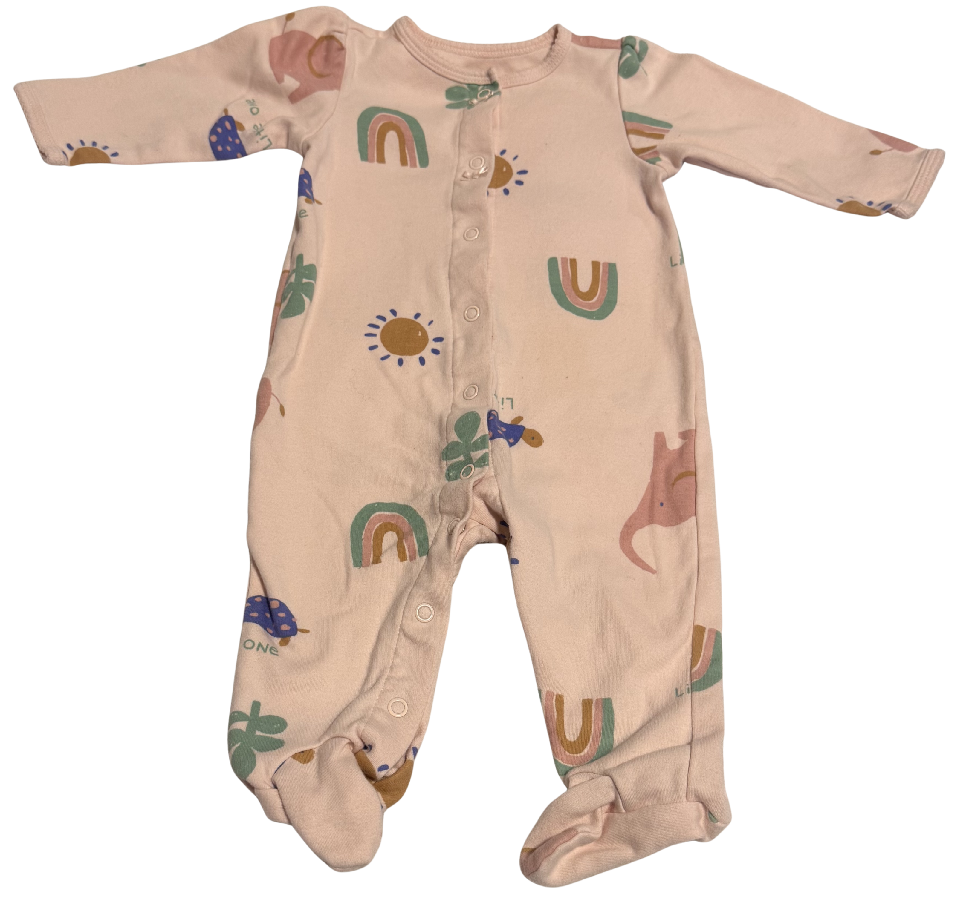 Girls 6 Month Footed Pajamas