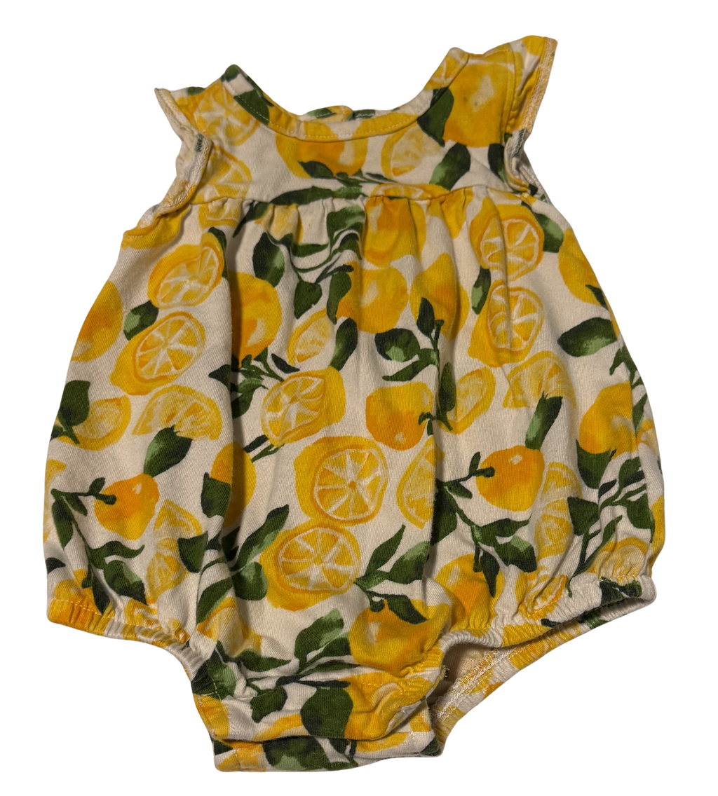 Girls 0-3 Month Short Sleeve Onesie