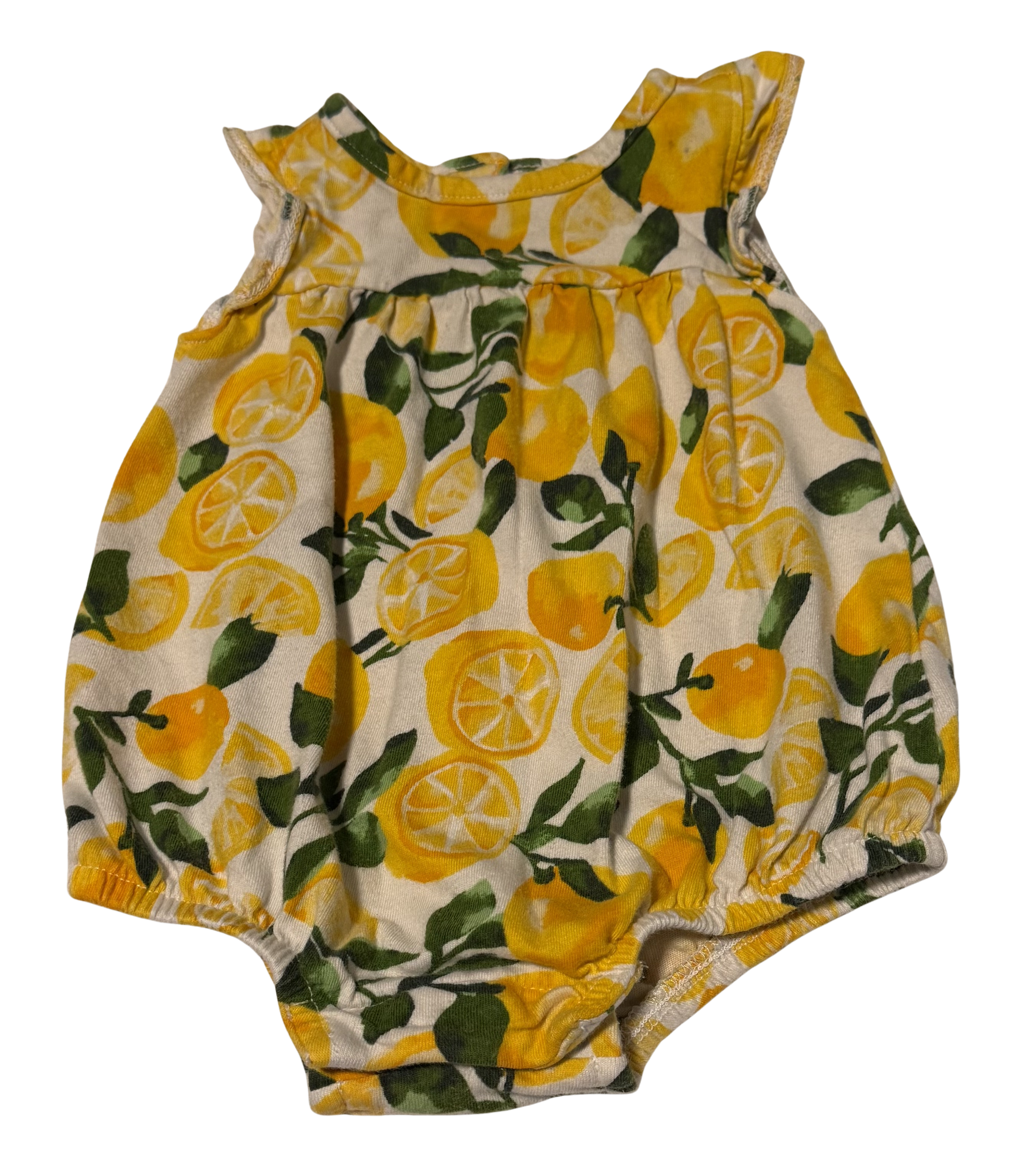 Girls 0-3 Month Short Sleeve Onesie