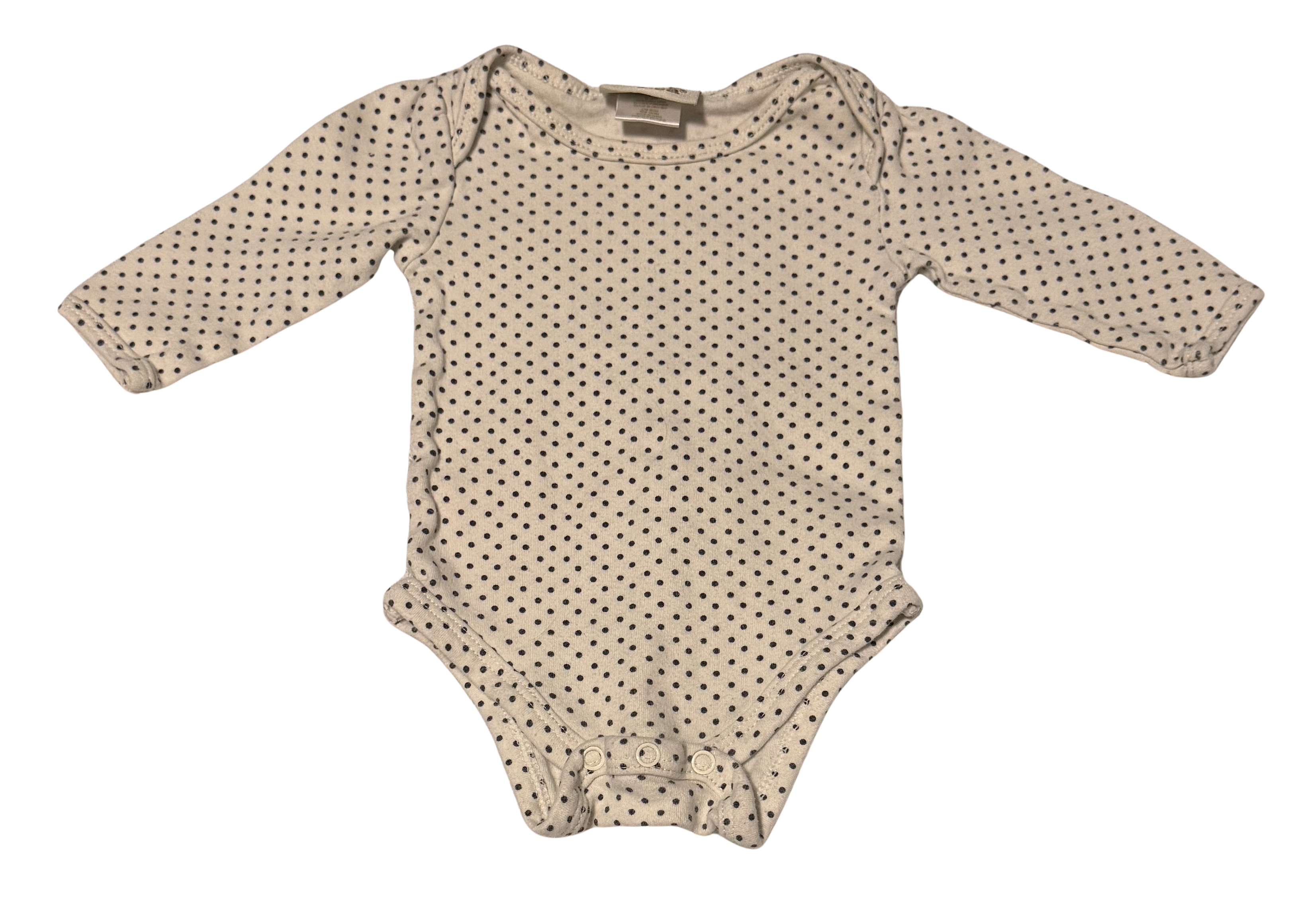 Girls 0-3 Month Long Sleeve Onesie