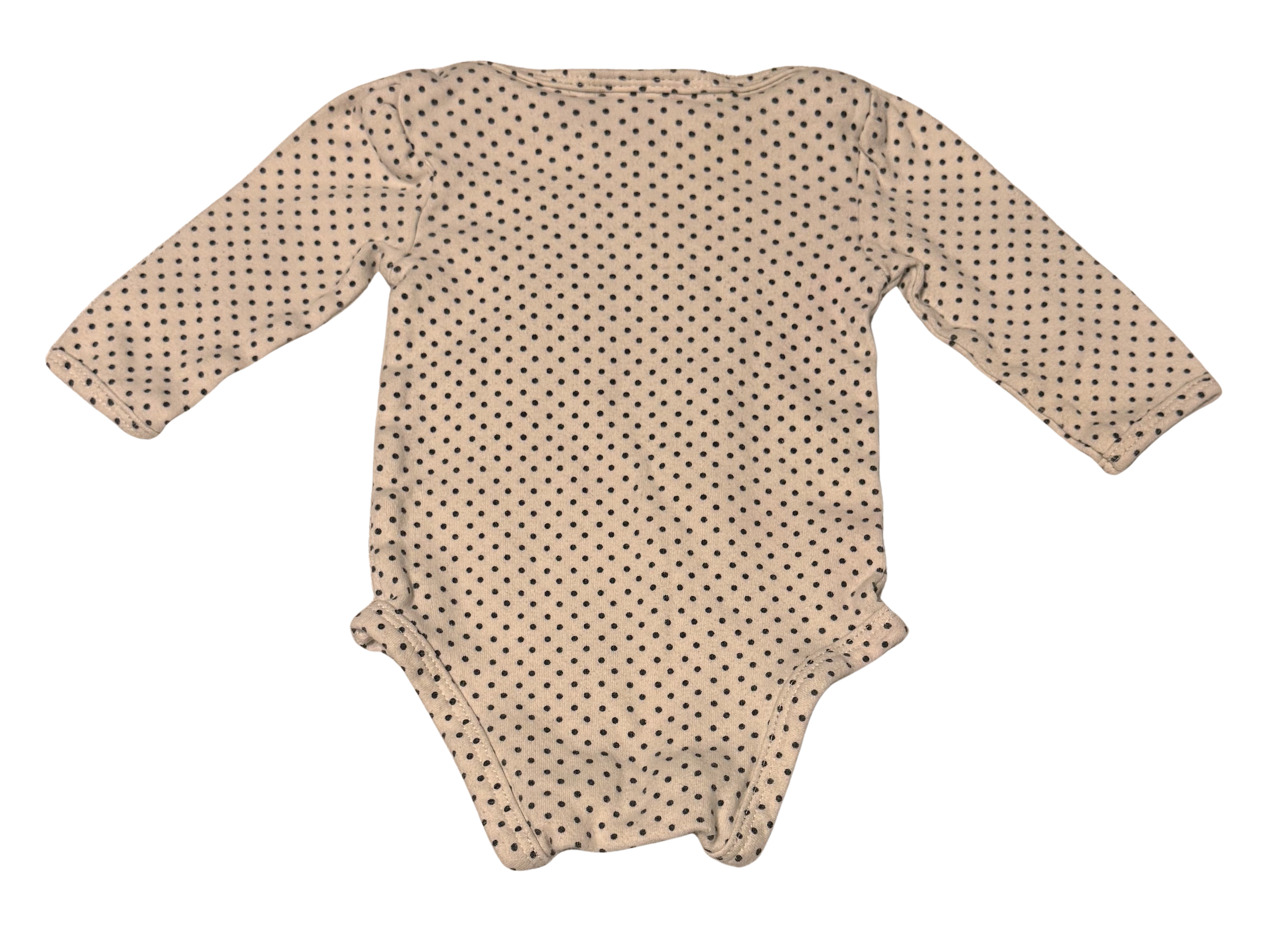 Girls 0-3 Month Long Sleeve Onesie