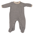 Girls 0-3 Month Footed Pajamas