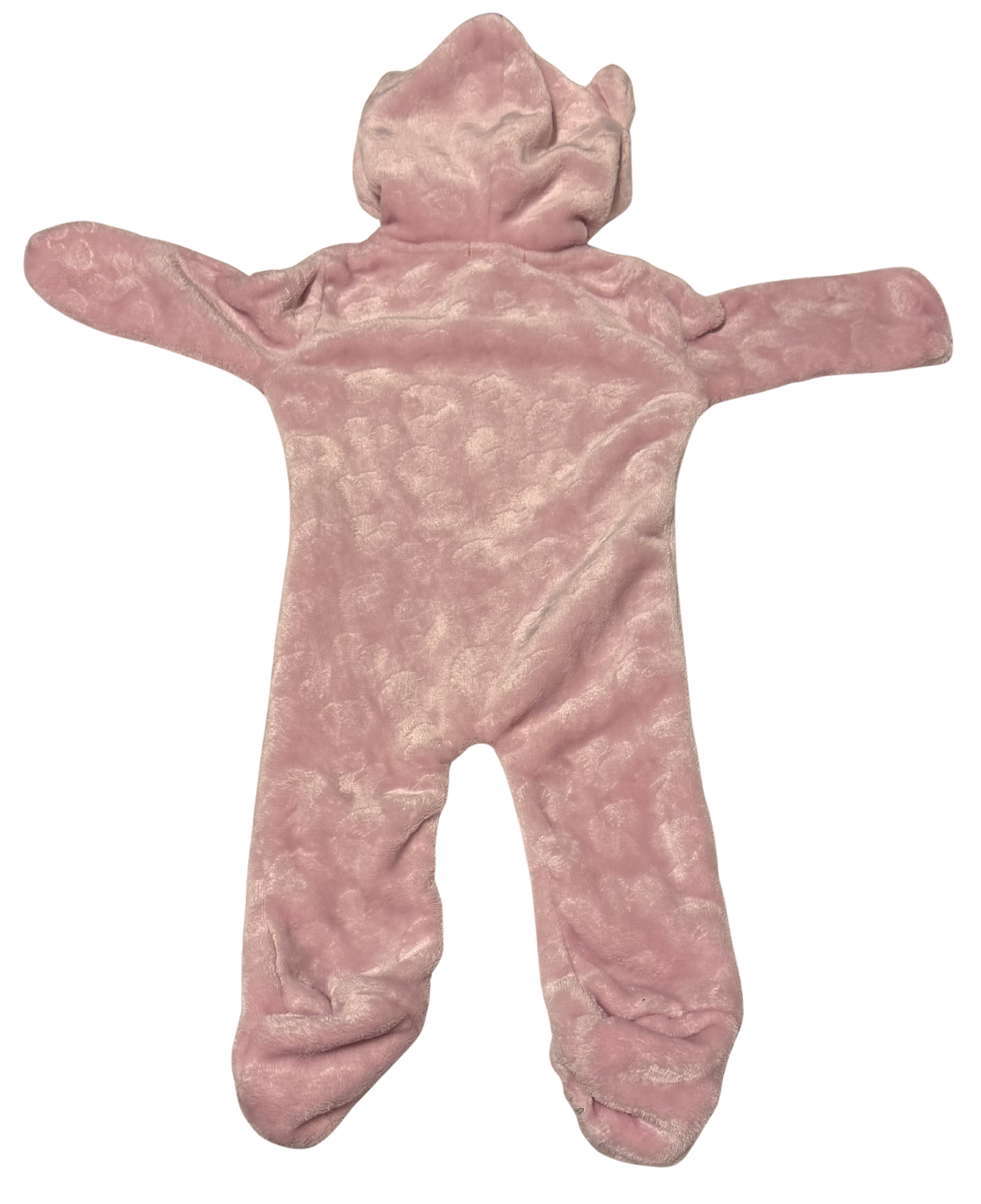 Girls 0-3 Month Outdoor Style Footed Pajamas