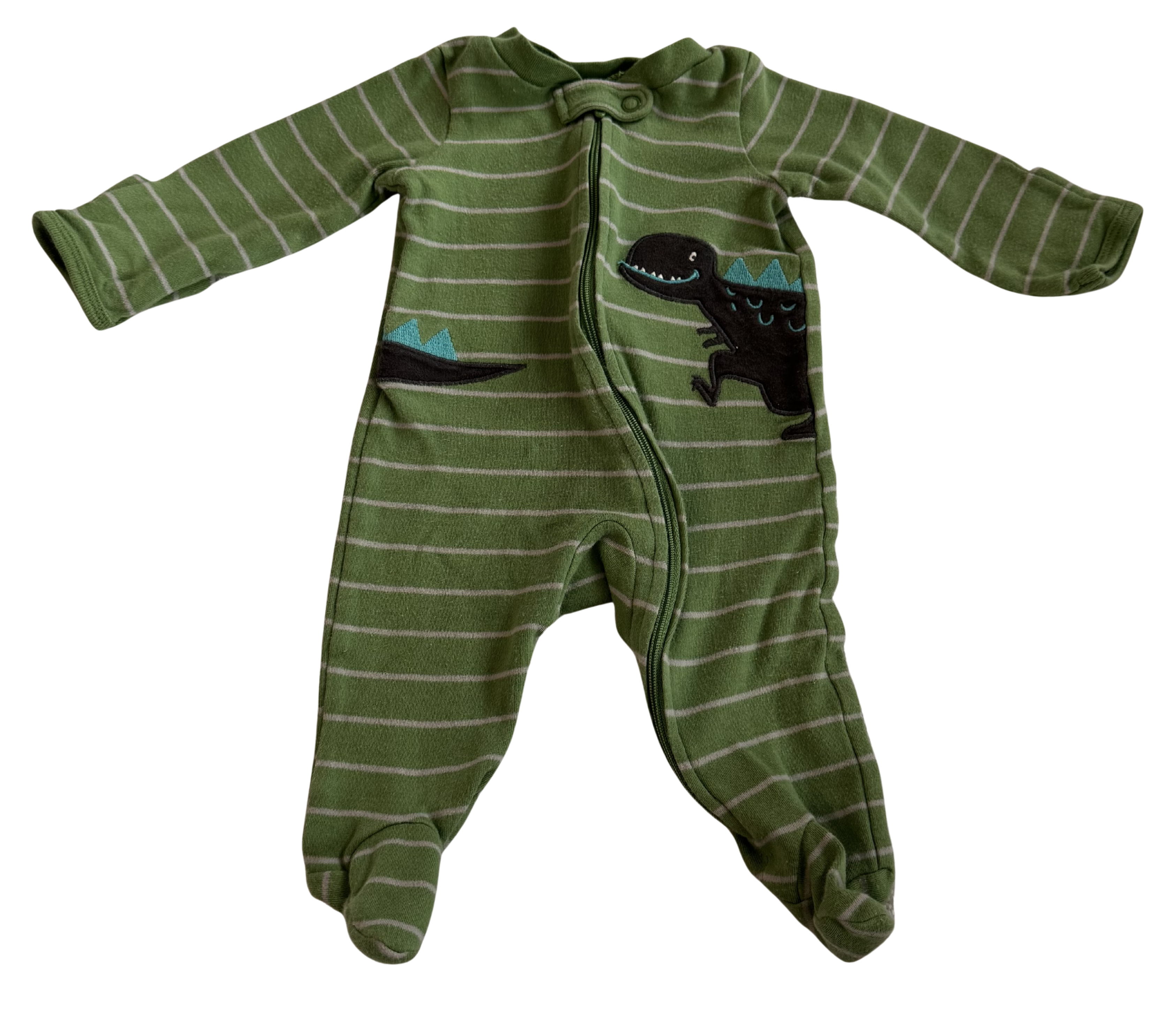 Boys Newborn Footed Pajamas with Zipper