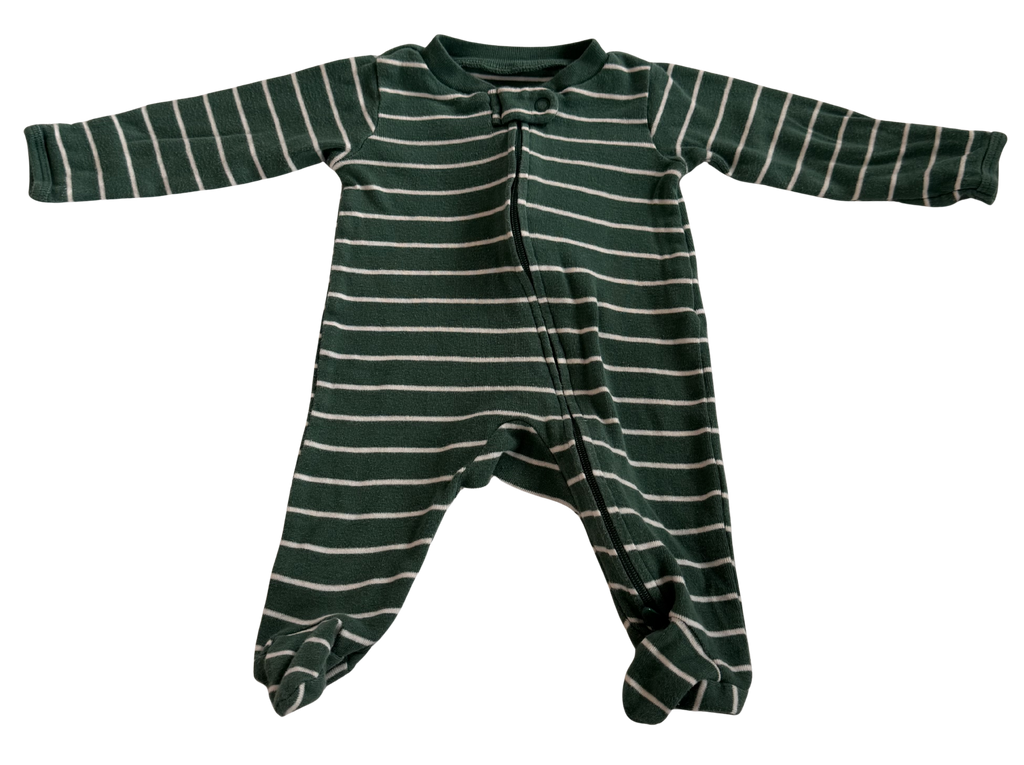 Boys Newborn Footed Pajamas with Zipper
