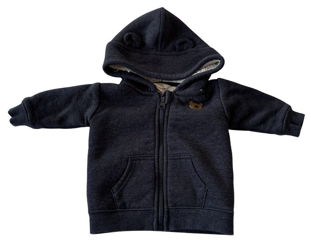 Boys 0-3 Month Sweater with Hood