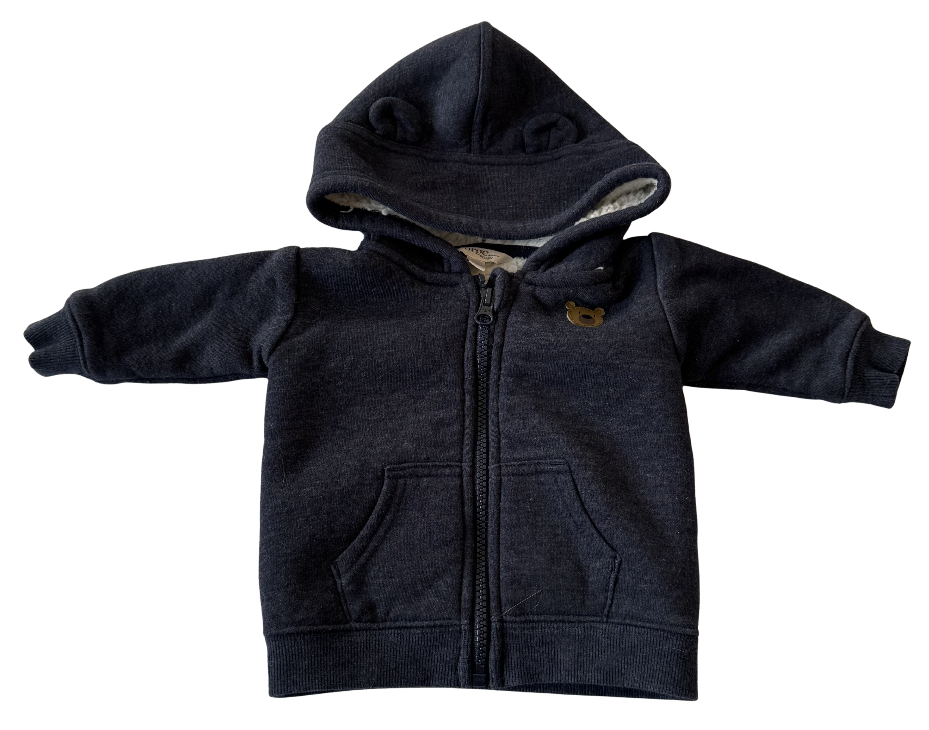Boys 0-3 Month Sweater with Hood