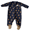 Boys 0-3 Month Footed Pajamas