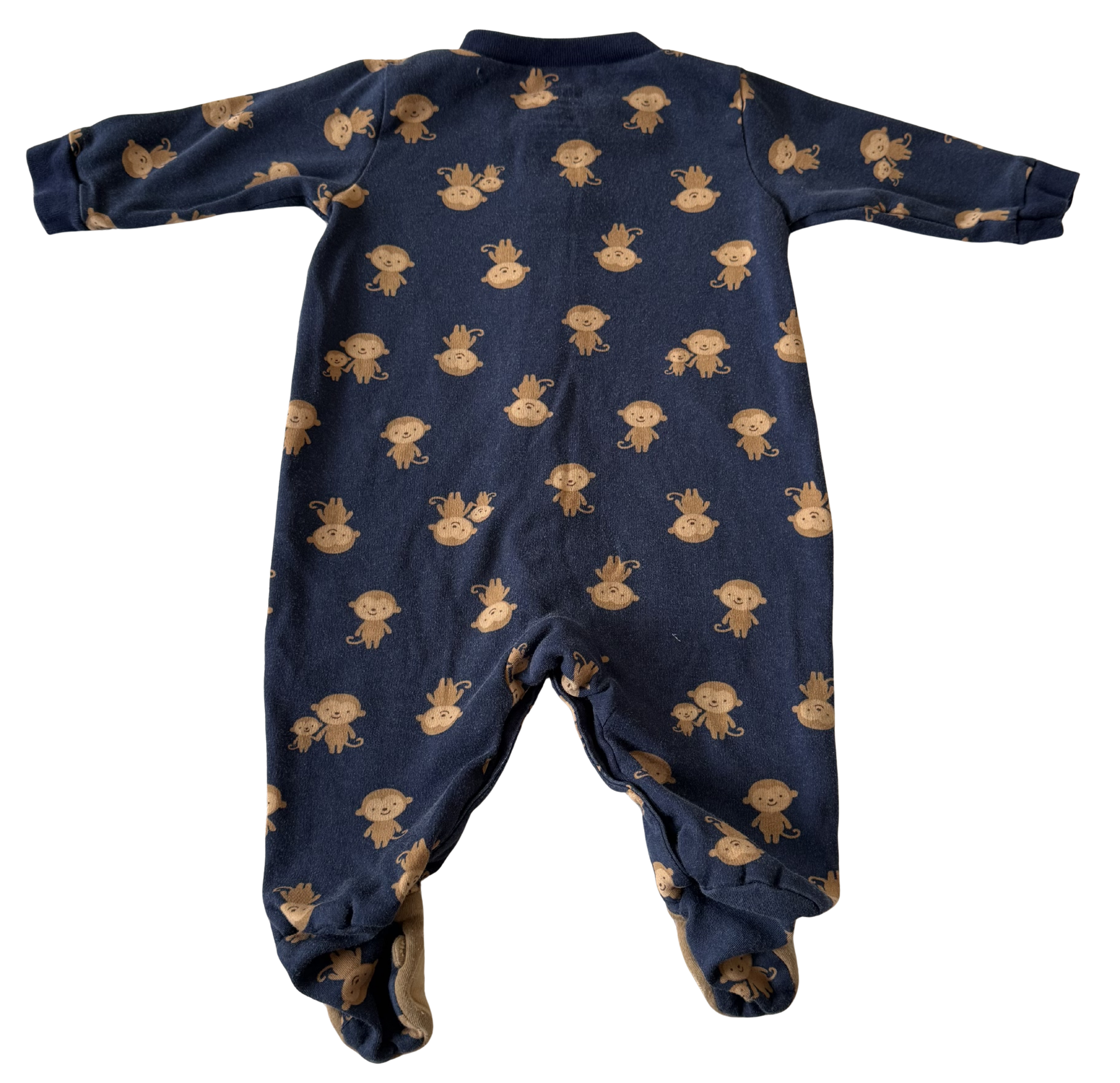 Boys 0-3 Month Footed Pajamas