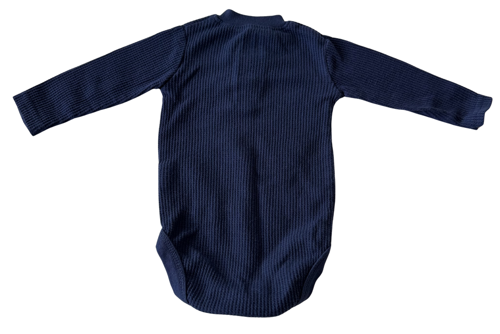 Boys 0-3 Month Long Sleeve Onesie