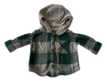 Boys 0-3 Month Button Up Sweater with Hood