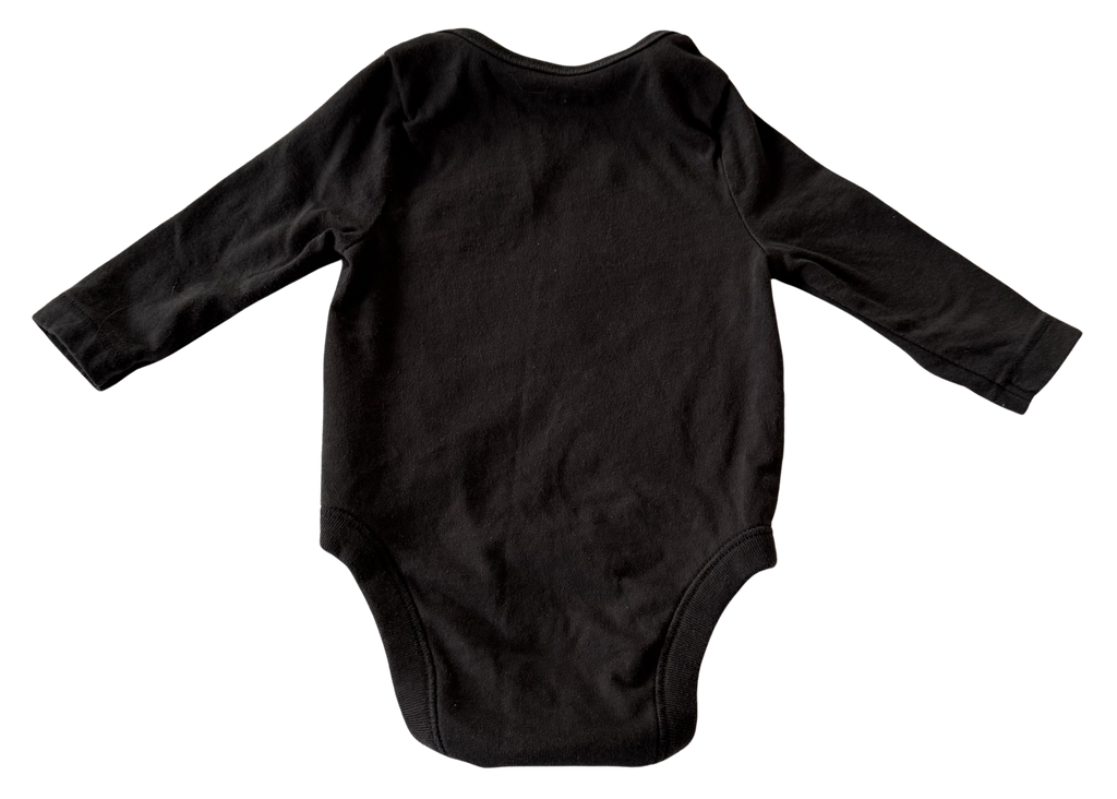 Boys 0-3 Month Long Sleeve Halloween Onesie