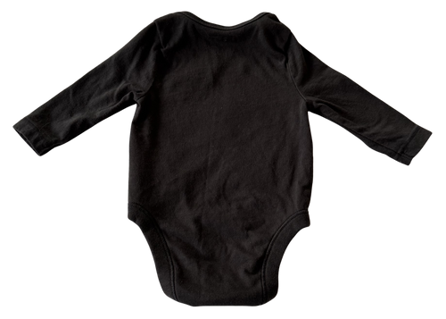Boys 0-3 Month Long Sleeve Halloween Onesie