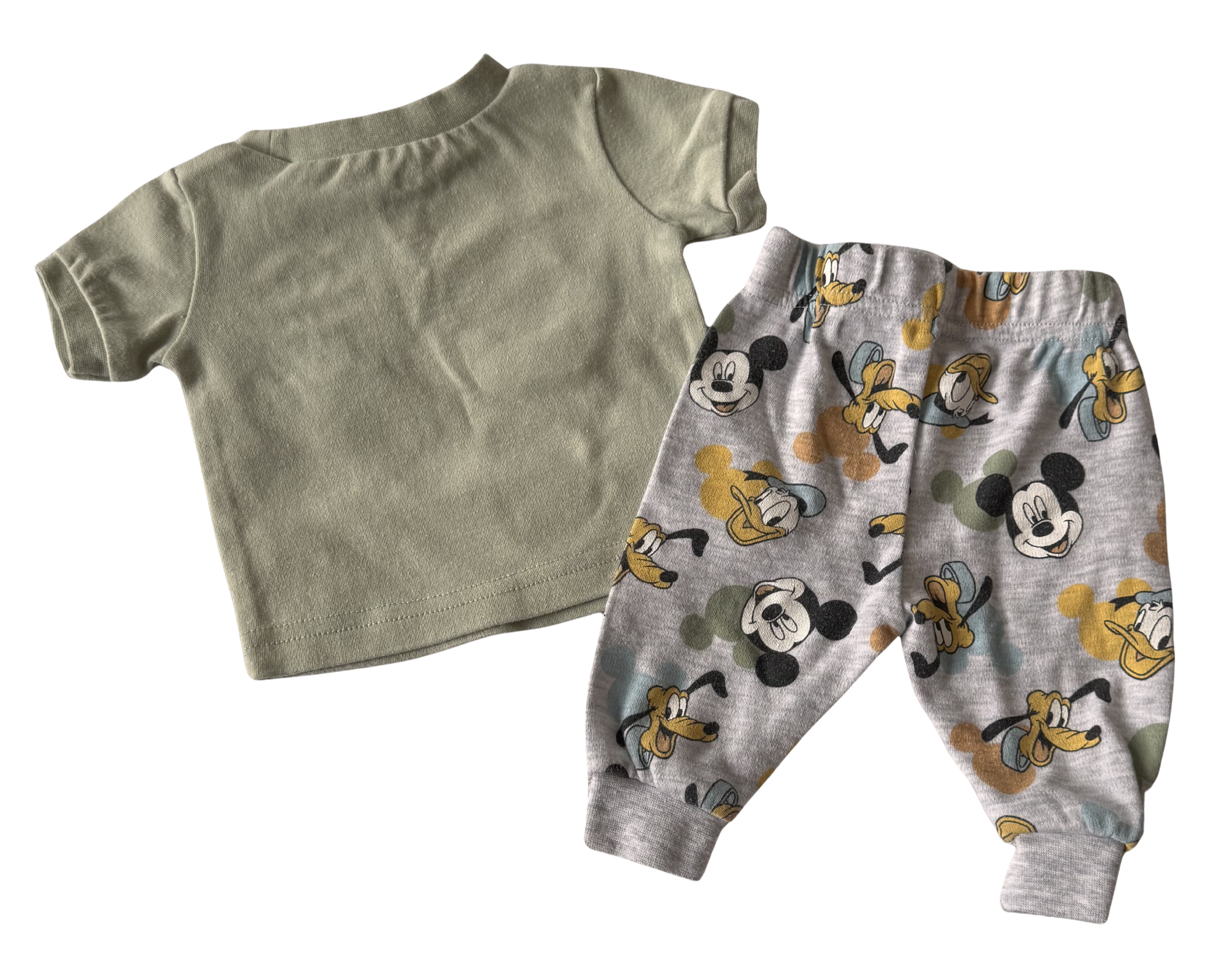 Boys 0-3 Month 2-Piece Mickey and Friends Outfit