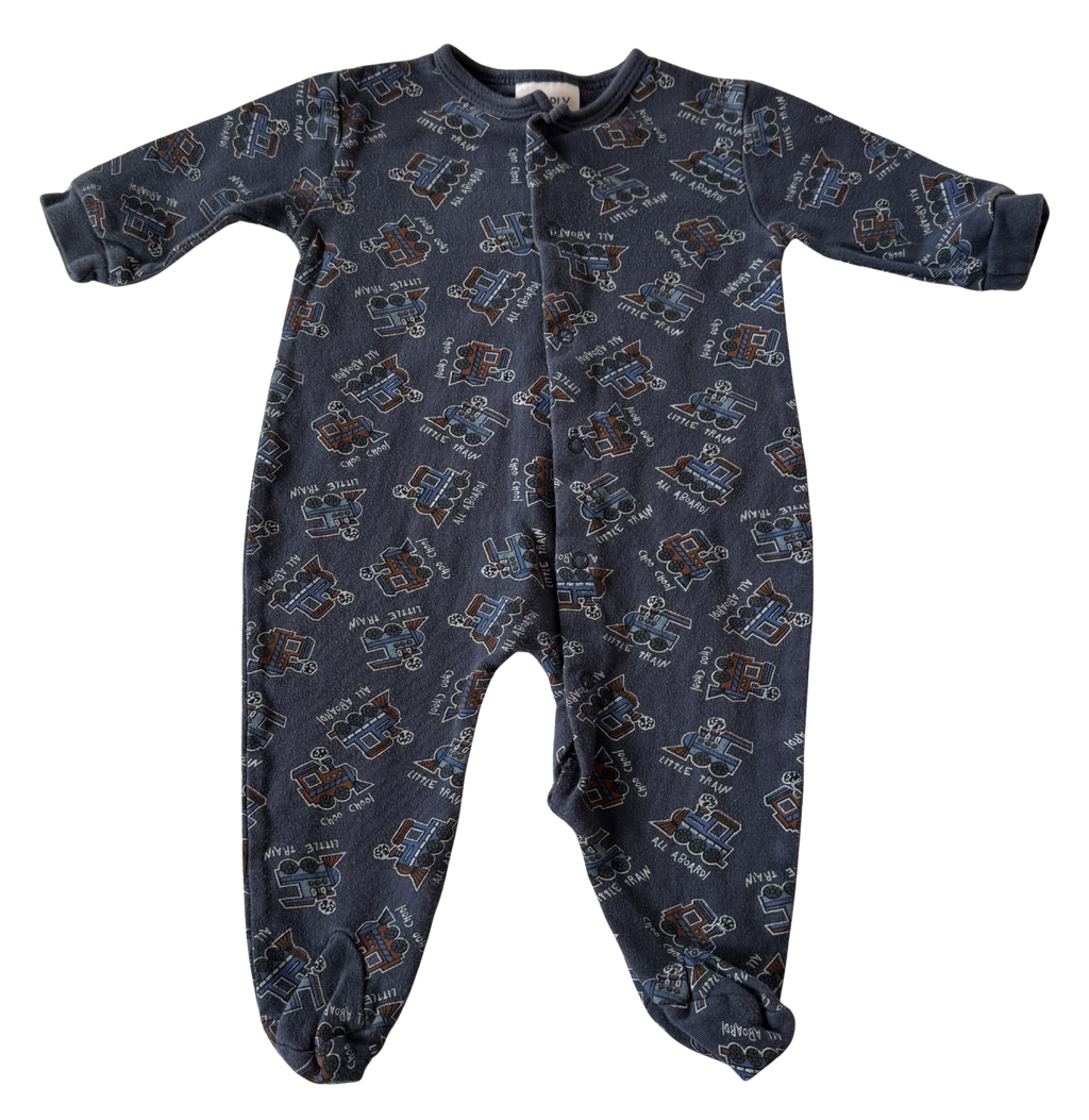 Boys 3 Month Footed Pajamas