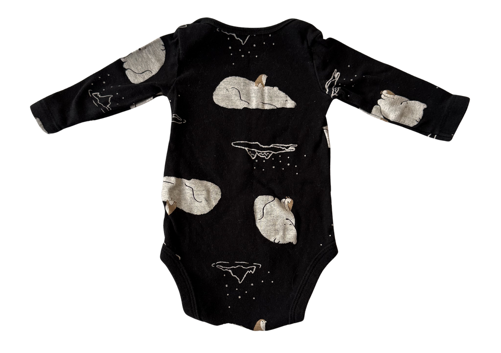 Boys 3 Month Long Sleeve Onesie