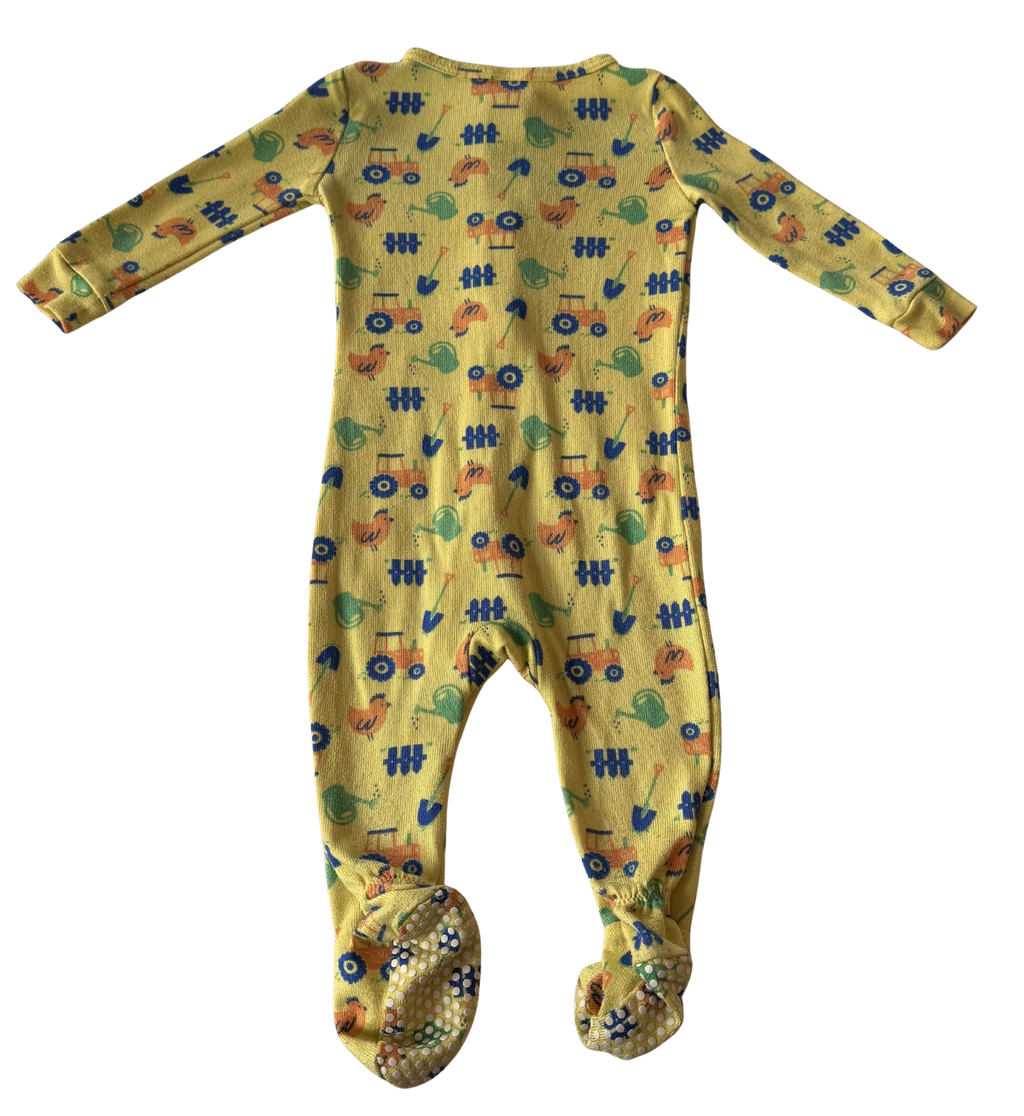 Boys 3-6 Month Footed Pajamas with Zipper