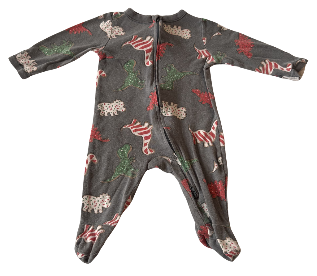 Boys 3-6 Month Footed Pajamas with Zipper