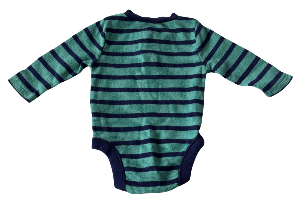 Boys 3-6 Month Long Sleeve Onesie