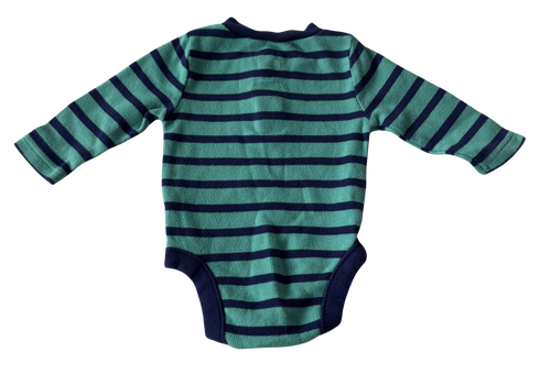 Boys 3-6 Month Long Sleeve Onesie