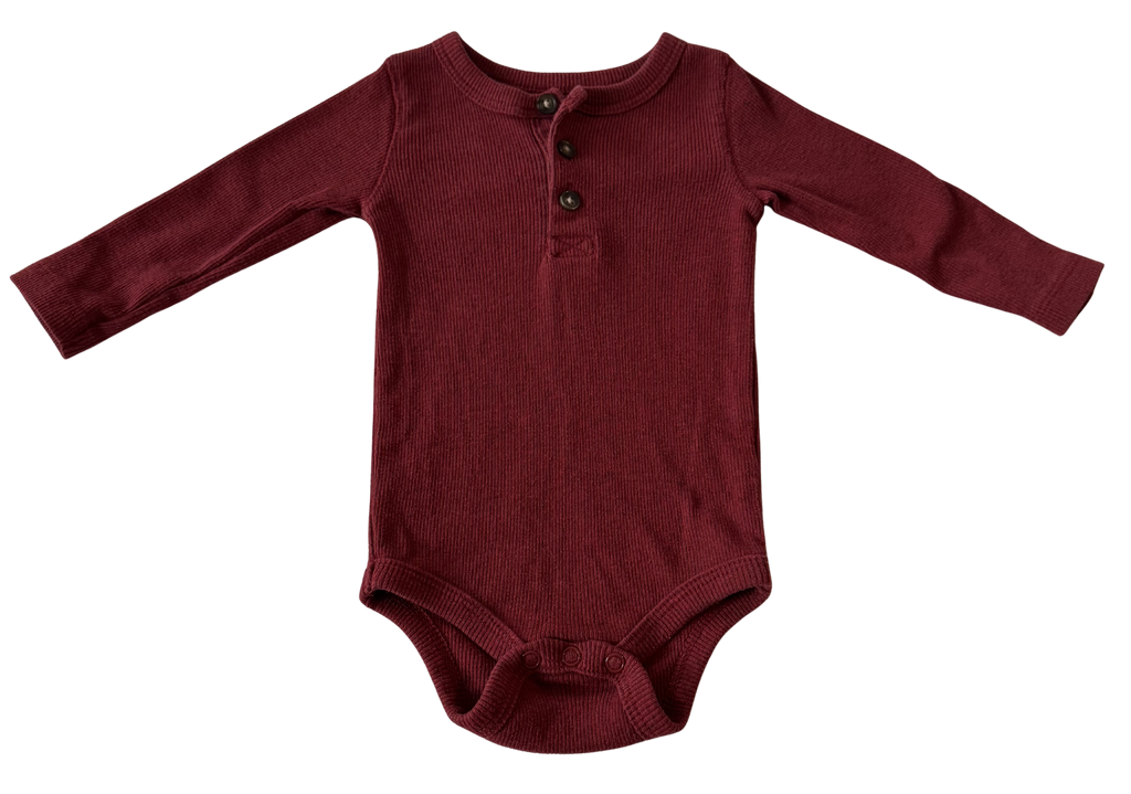 Boys 3-6 Month Long Sleeve Onesie