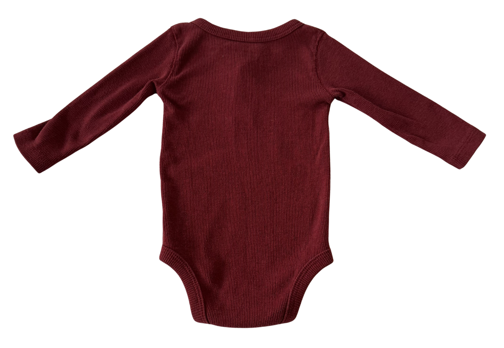 Boys 3-6 Month Long Sleeve Onesie