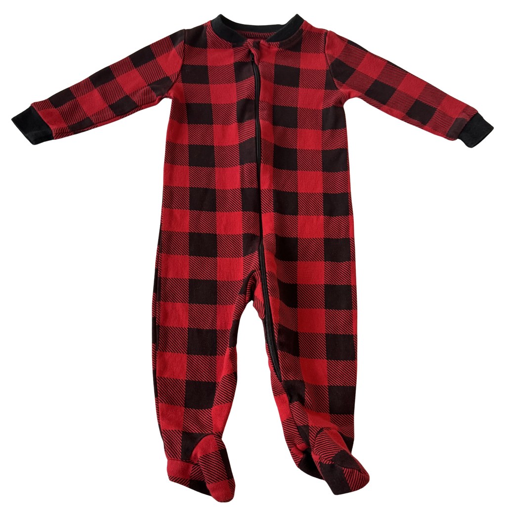 Boys 3-6 Month Footed Pajamas with Zipper
