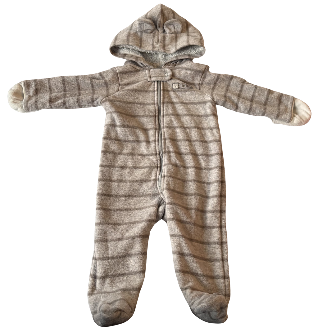Boys 6 Month Thick Footed Pajamas with Zipper