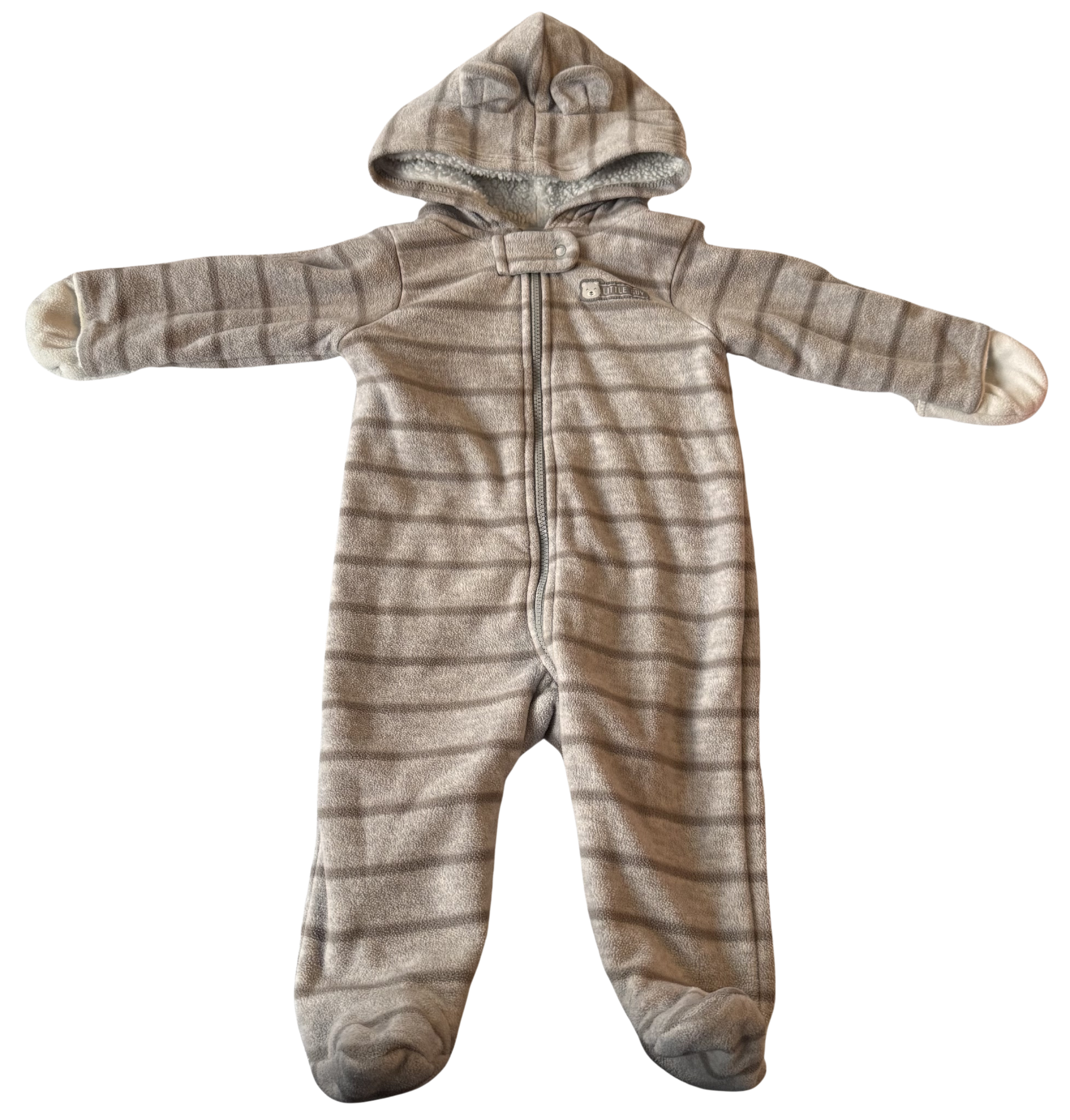 Boys 6 Month Thick Footed Pajamas with Zipper