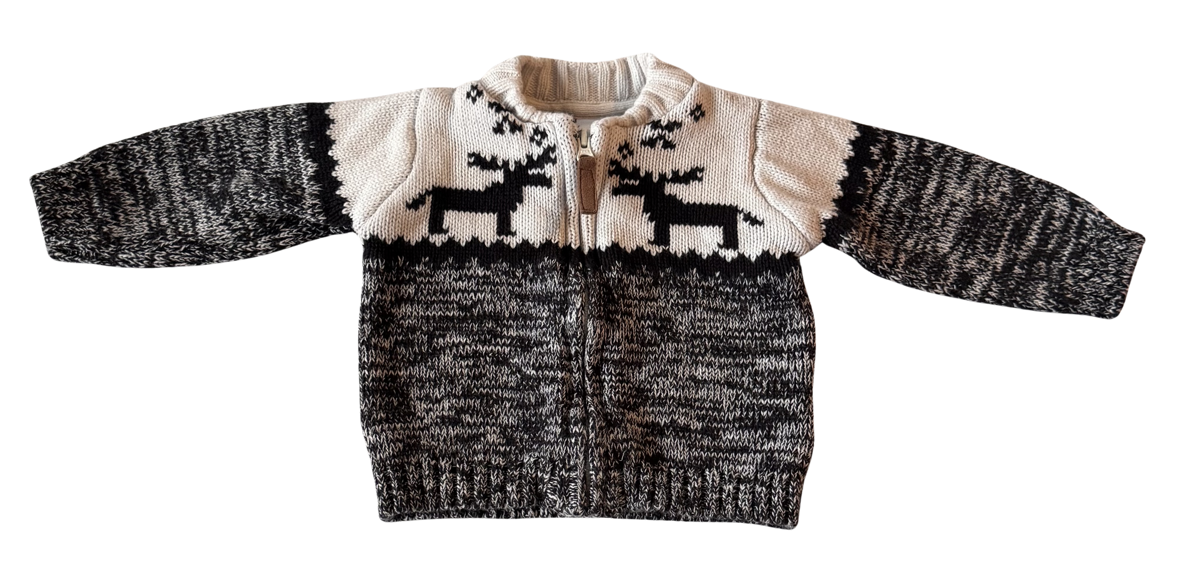Boys 6 Month Knit Sweater with Zipper