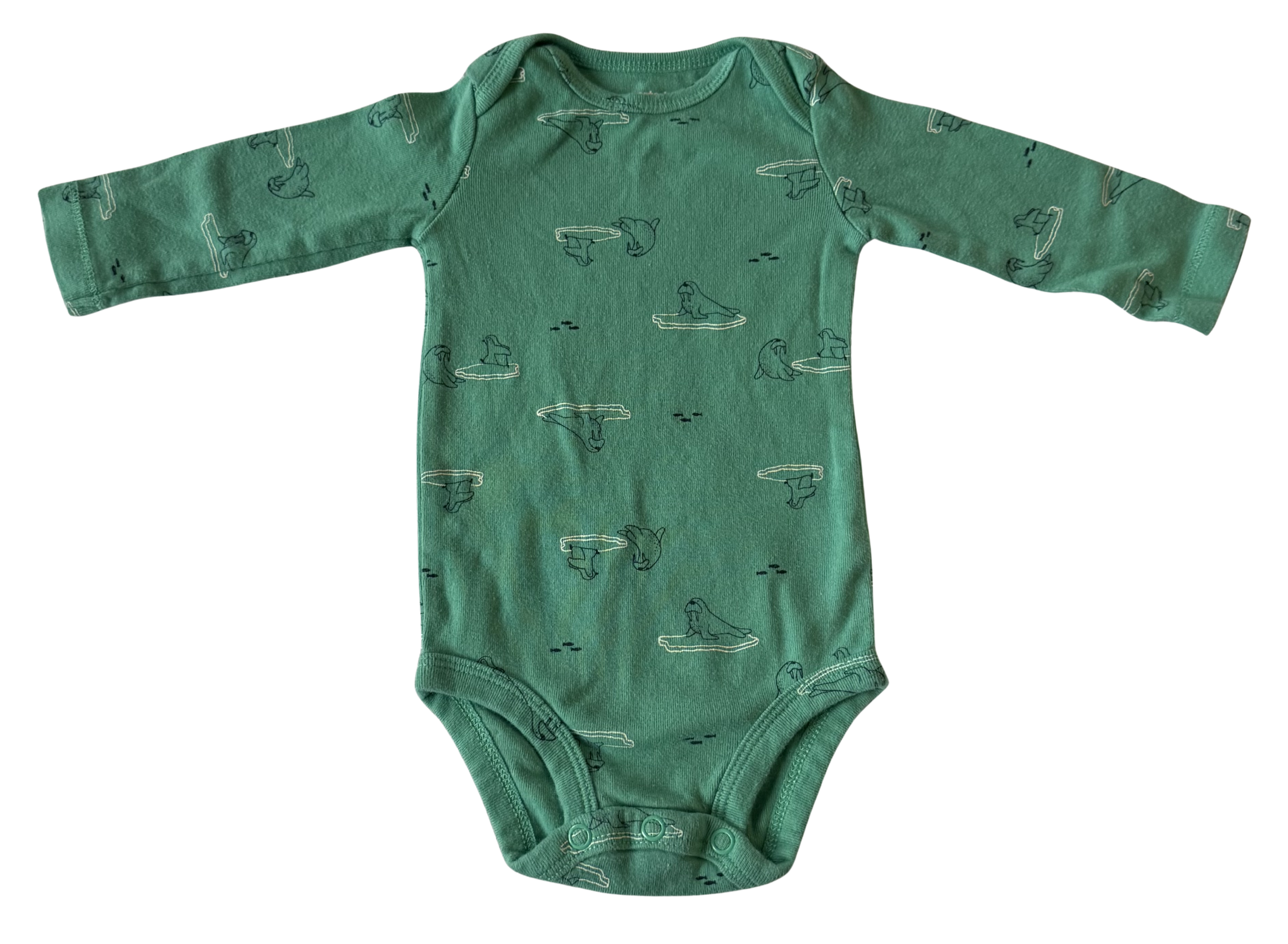 Boys 6 Month Long Sleeve Onesie