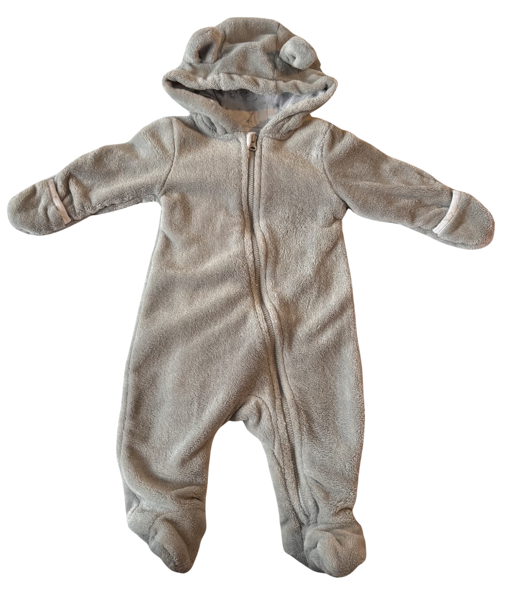 Boys 6 Month Thick Footed Pajamas with Zipper