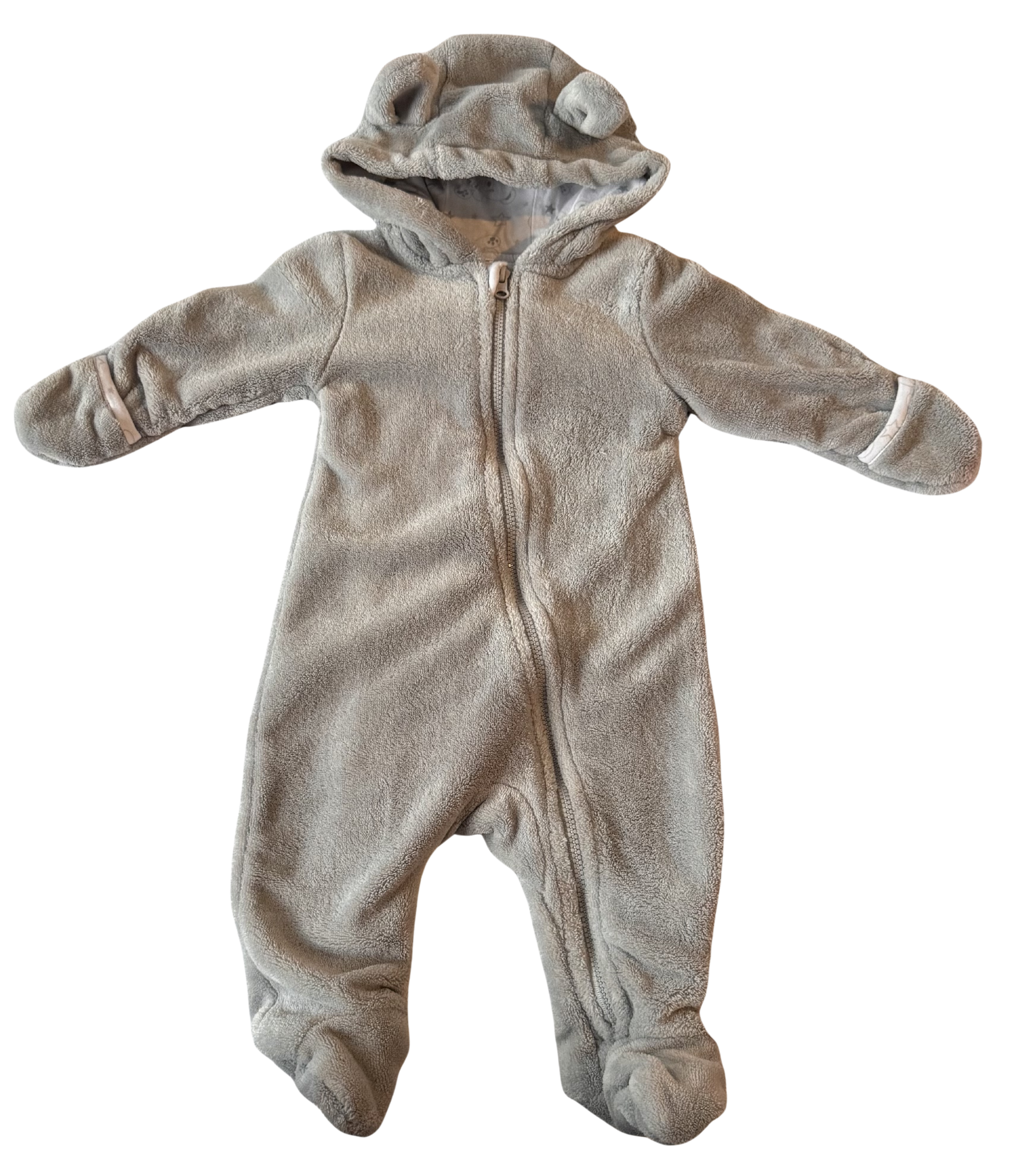 Boys 6 Month Thick Footed Pajamas with Zipper