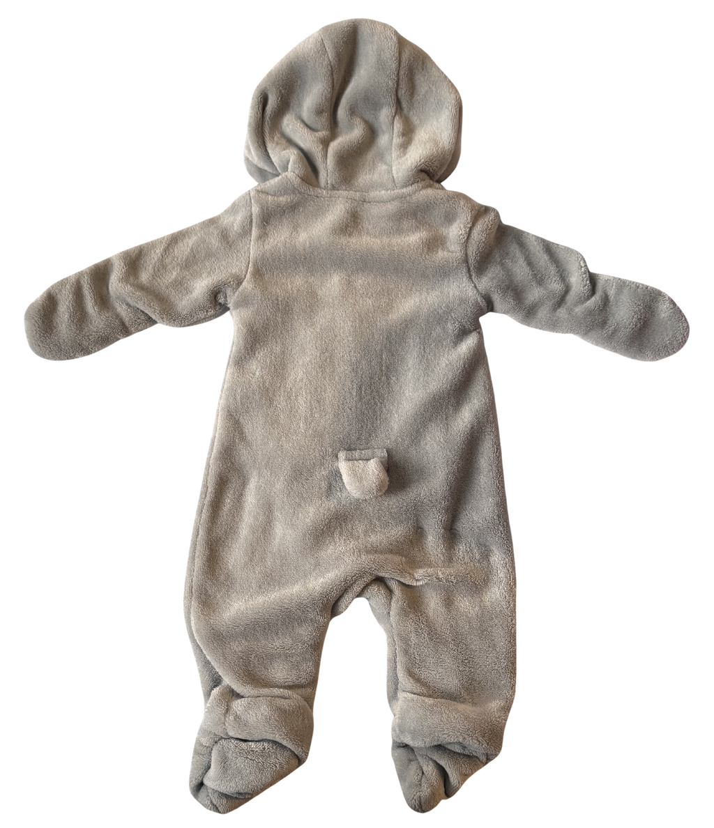 Boys 6 Month Thick Footed Pajamas with Zipper