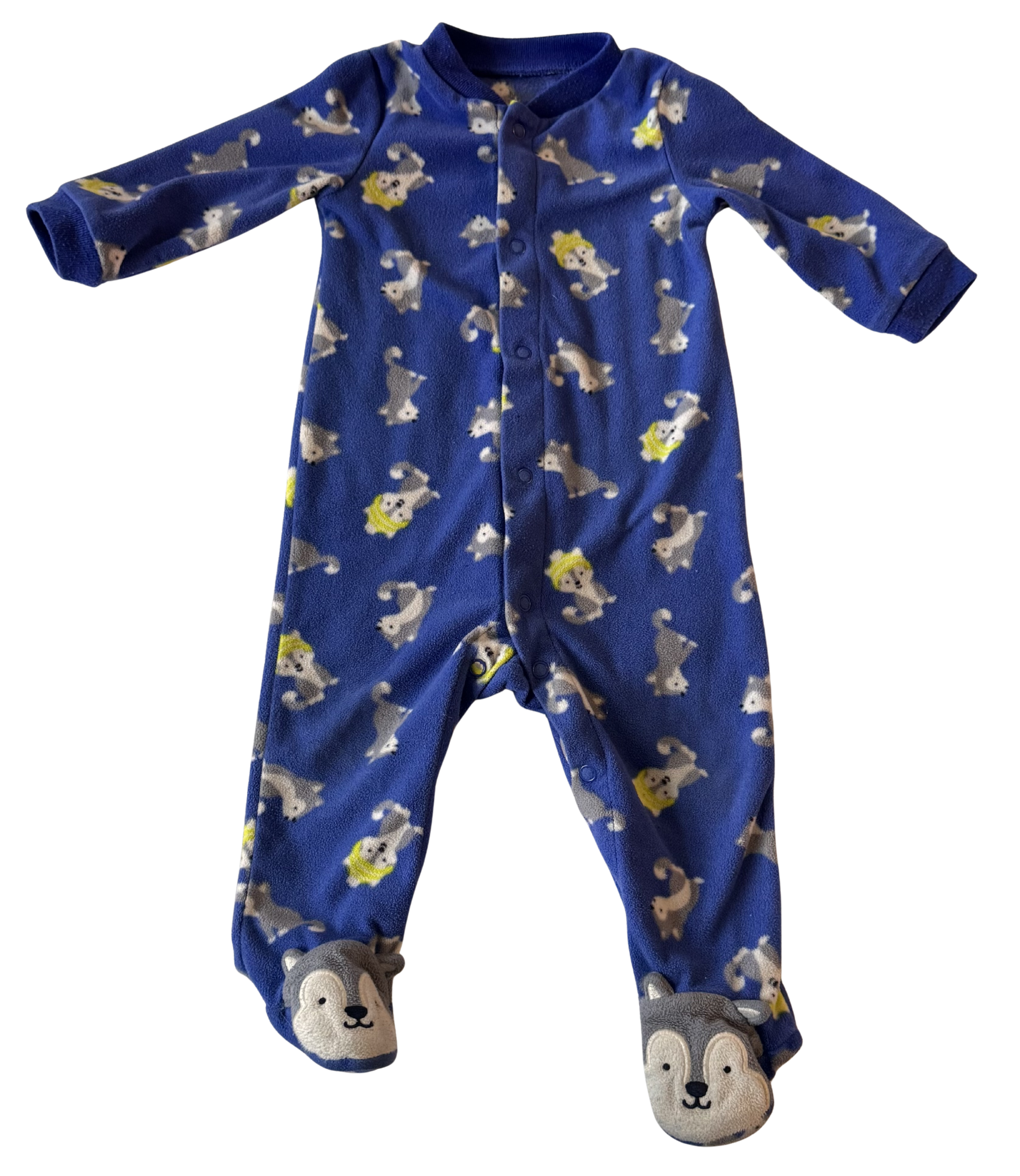 Boys 6 Month Footed Pajamas