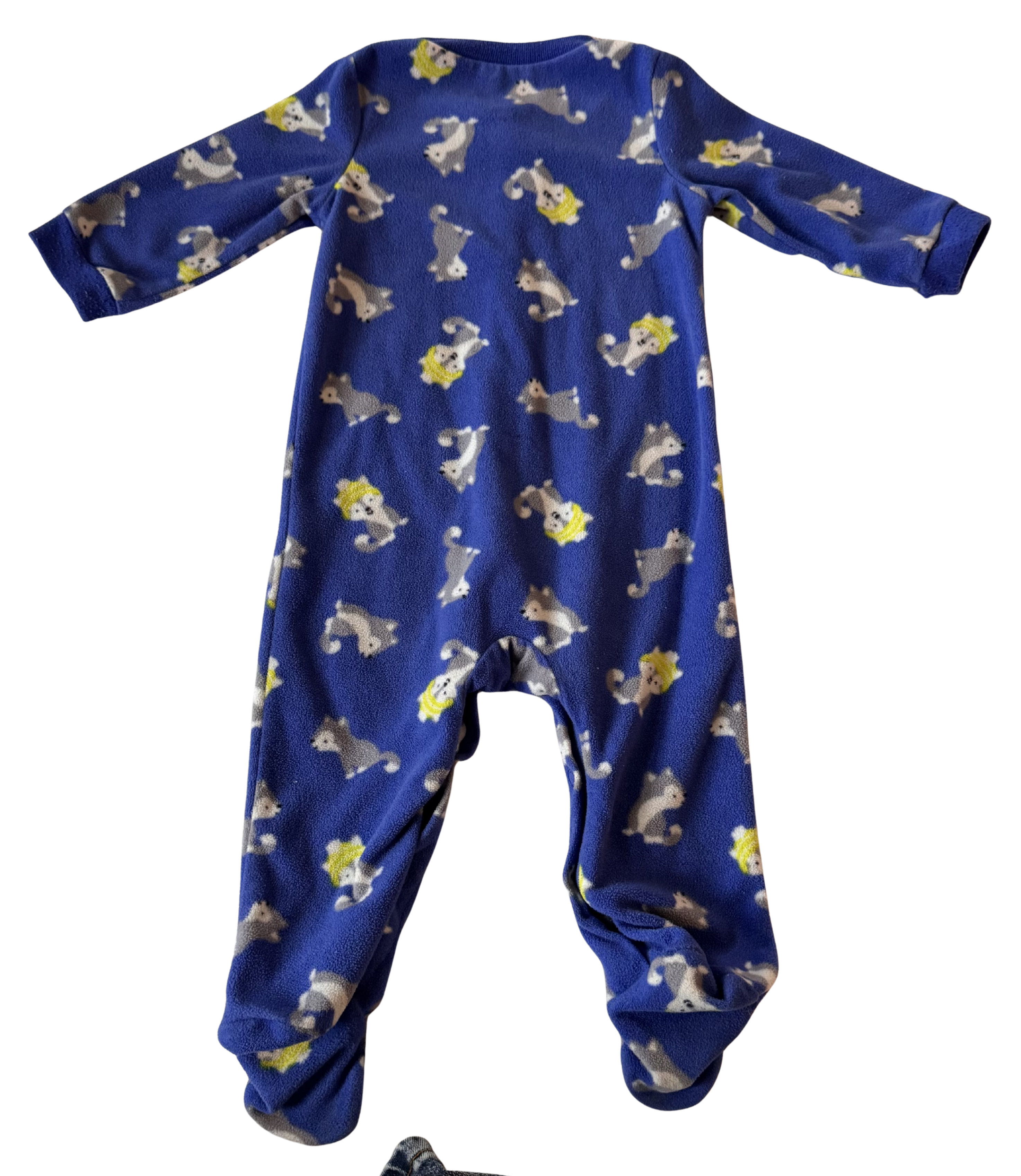 Boys 6 Month Footed Pajamas