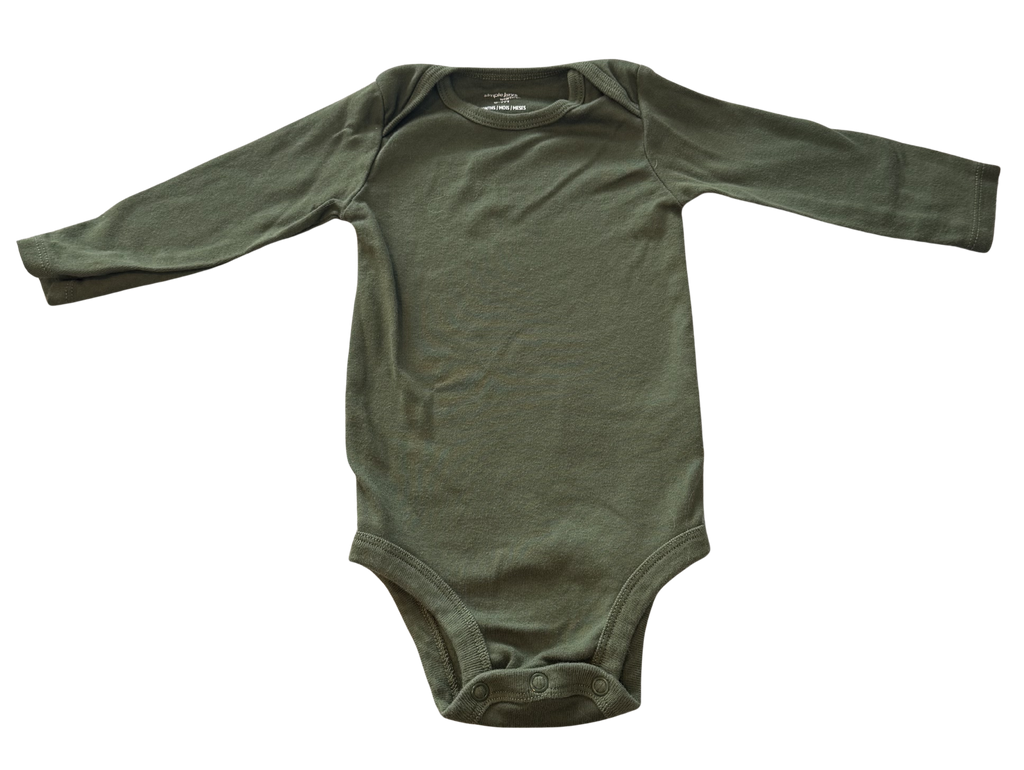Boys 6-9 Month Long Sleeve Onesie
