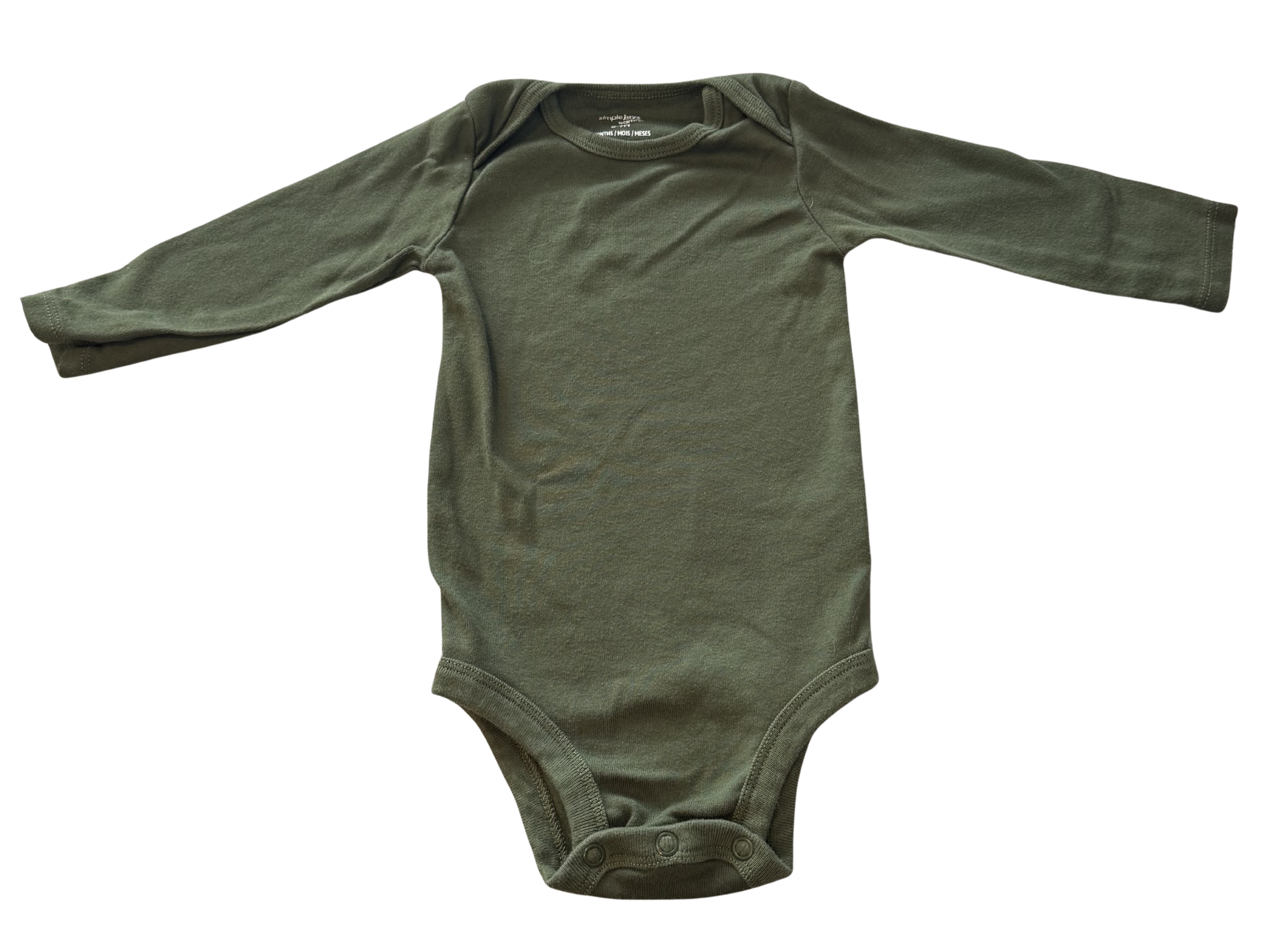 Boys 6-9 Month Long Sleeve Onesie
