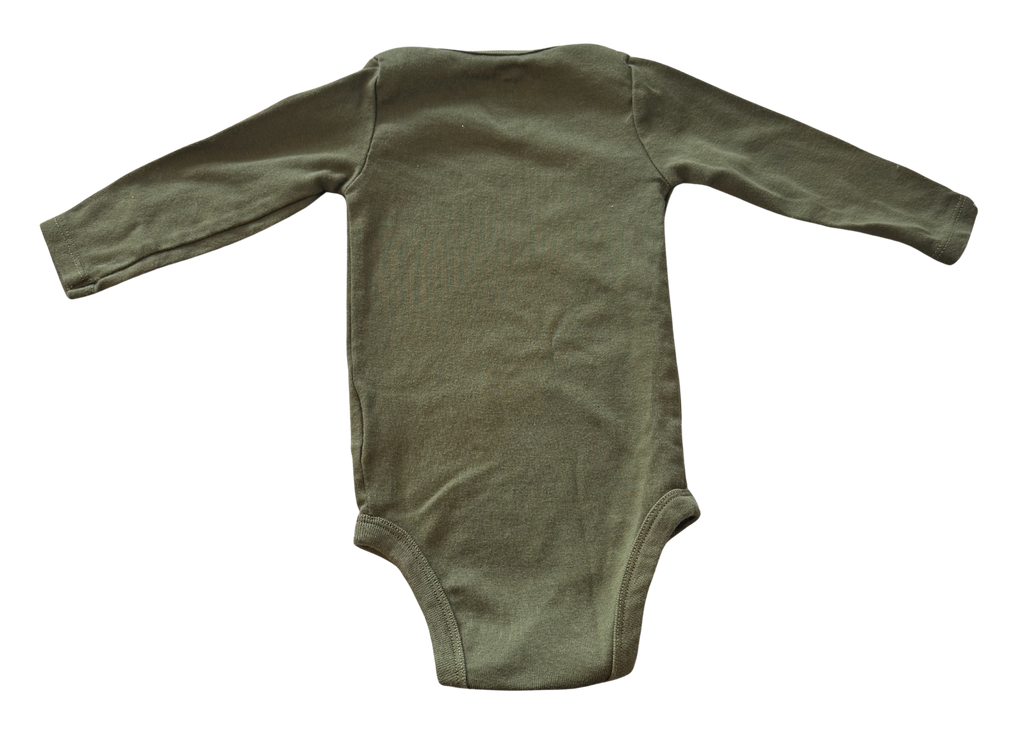 Boys 6-9 Month Long Sleeve Onesie